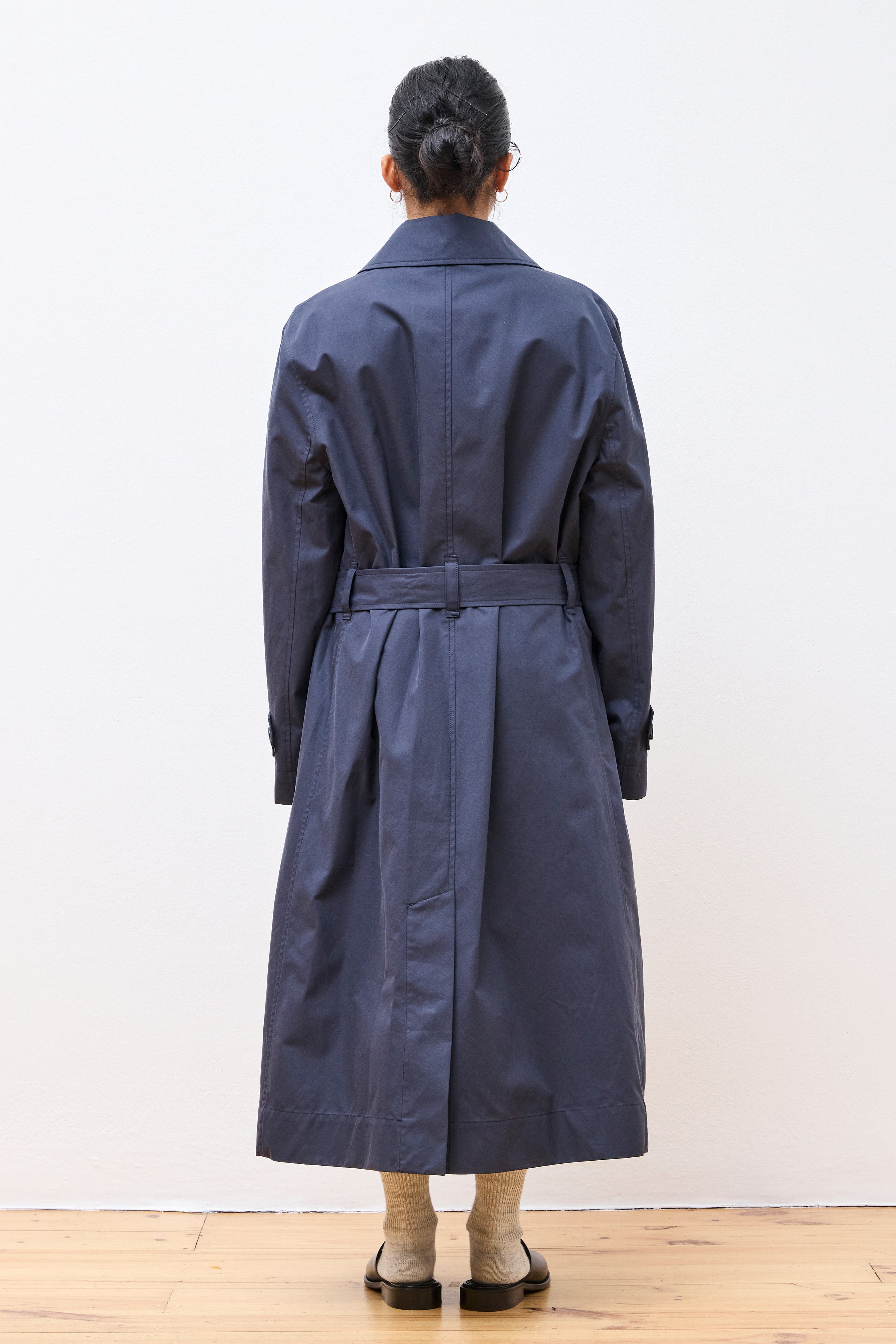 Fly Front Mac Navy