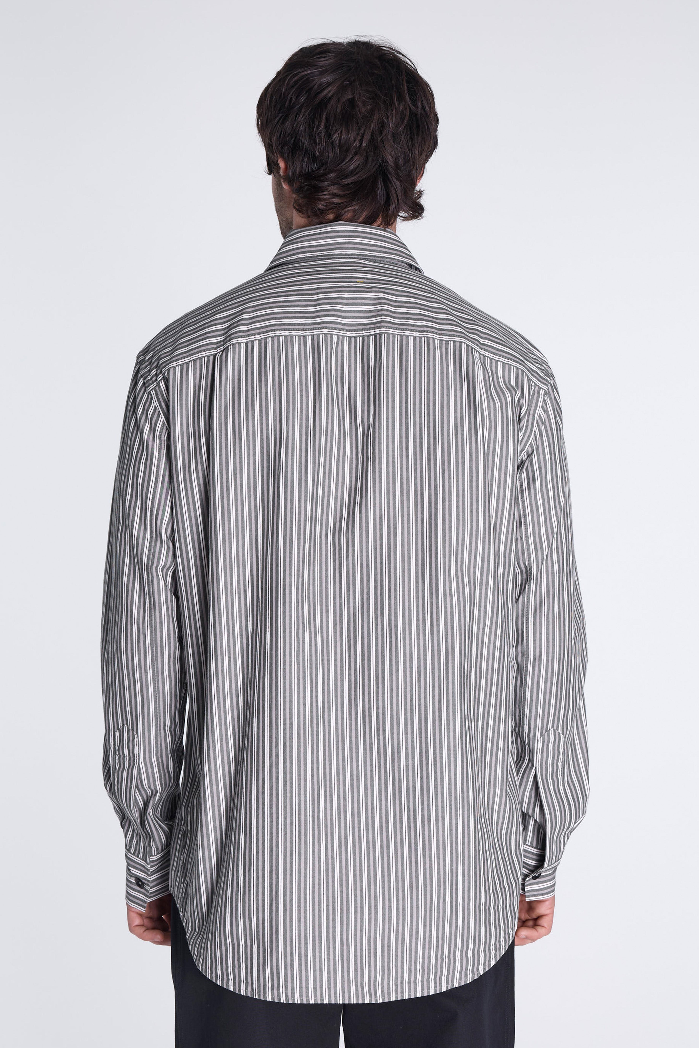 MHL Basic Shirt Forest/Grey/Off White