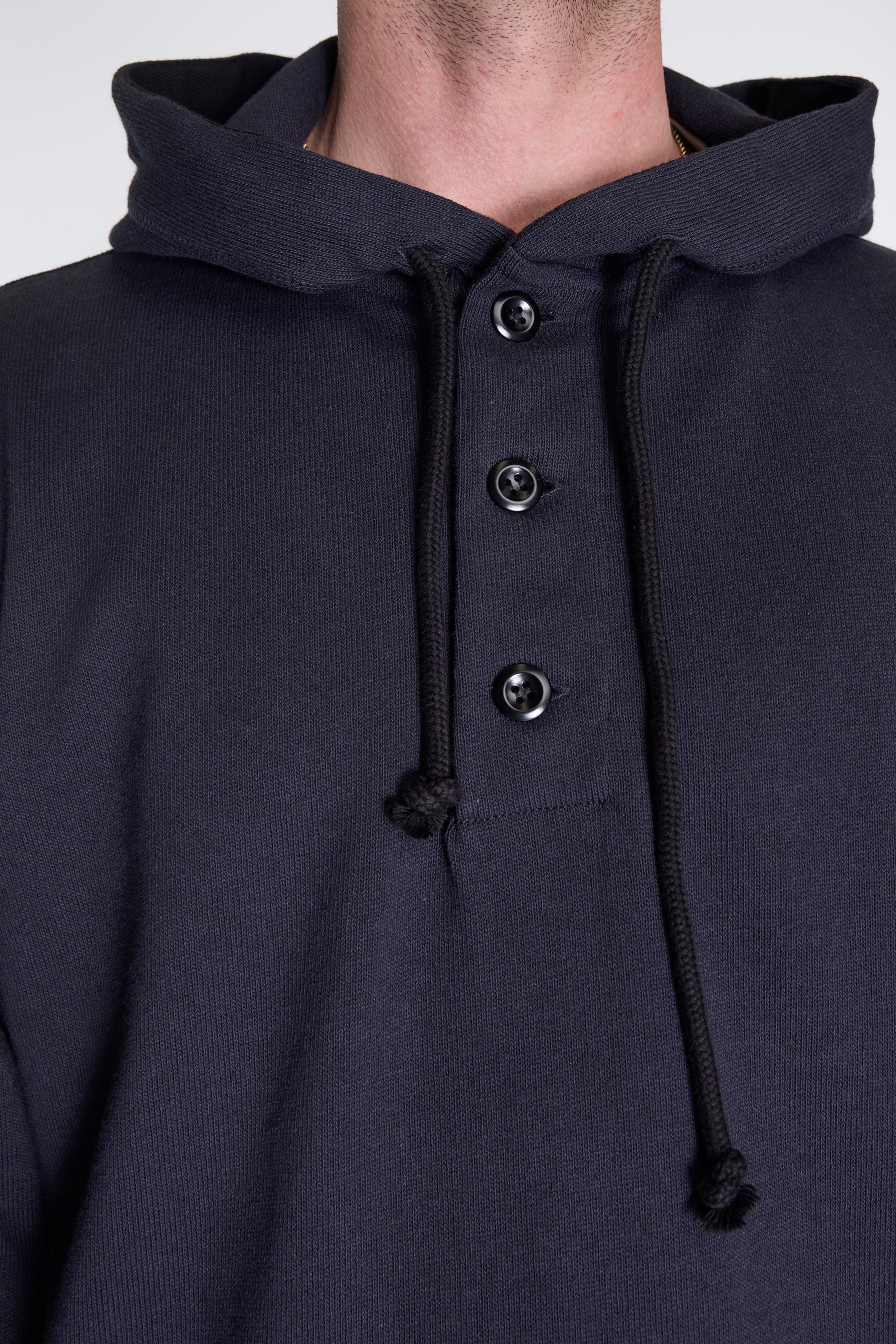 MHL Button Hoodie Ink