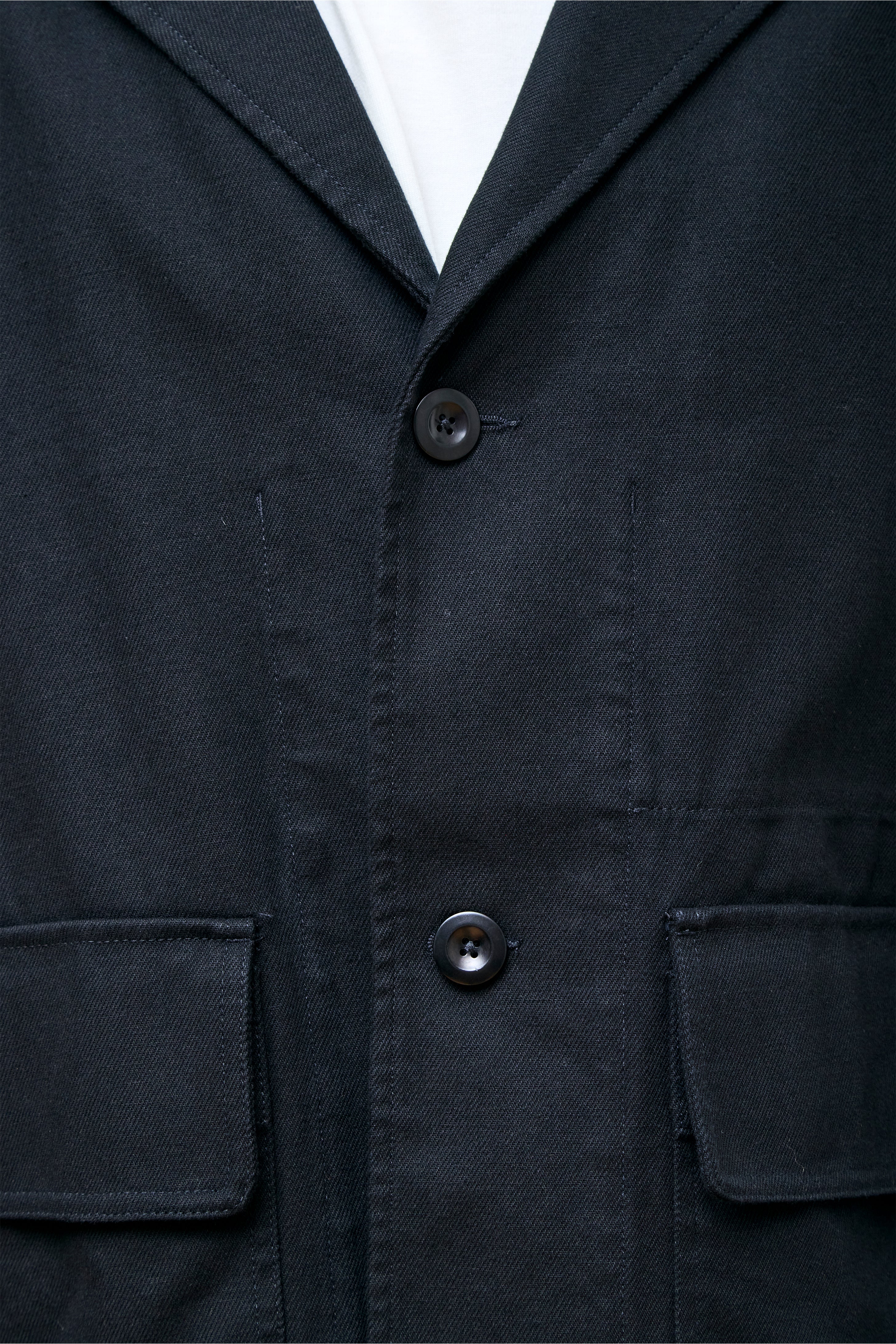 MHL Flap Pocket Blazer Off Black