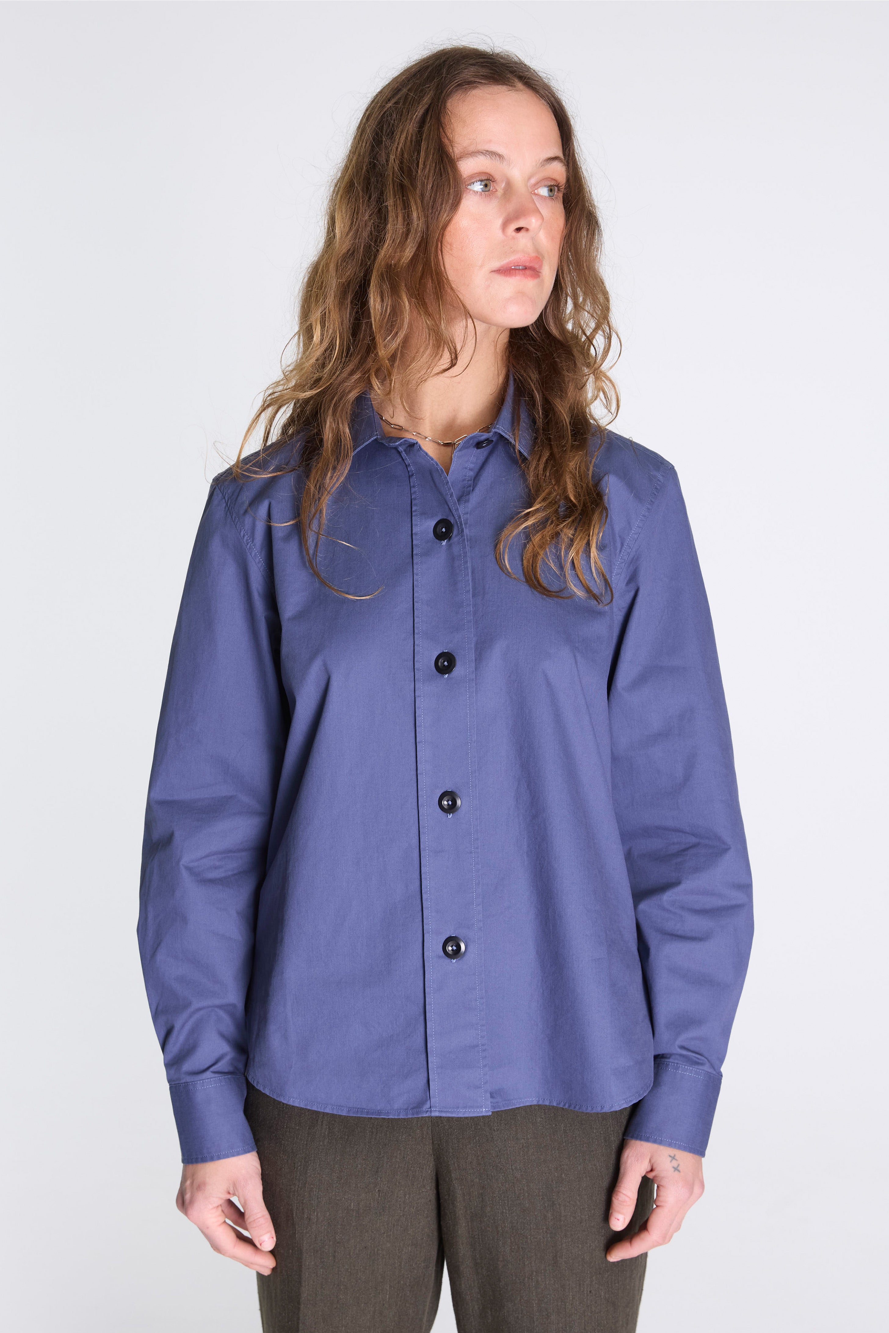 MHL Simple Shirt Indigo