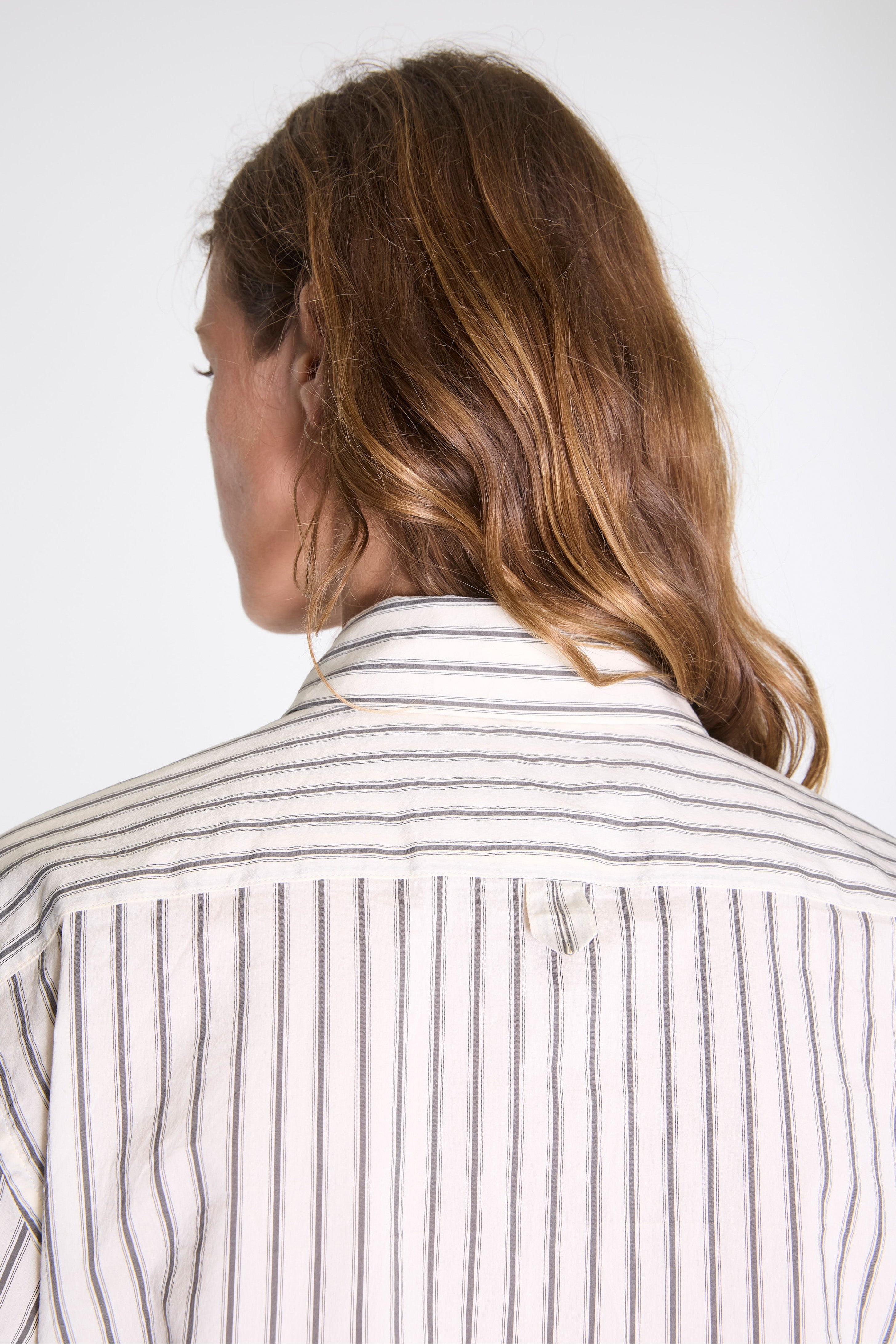 Simple Shirt Ecru/Grey/Black