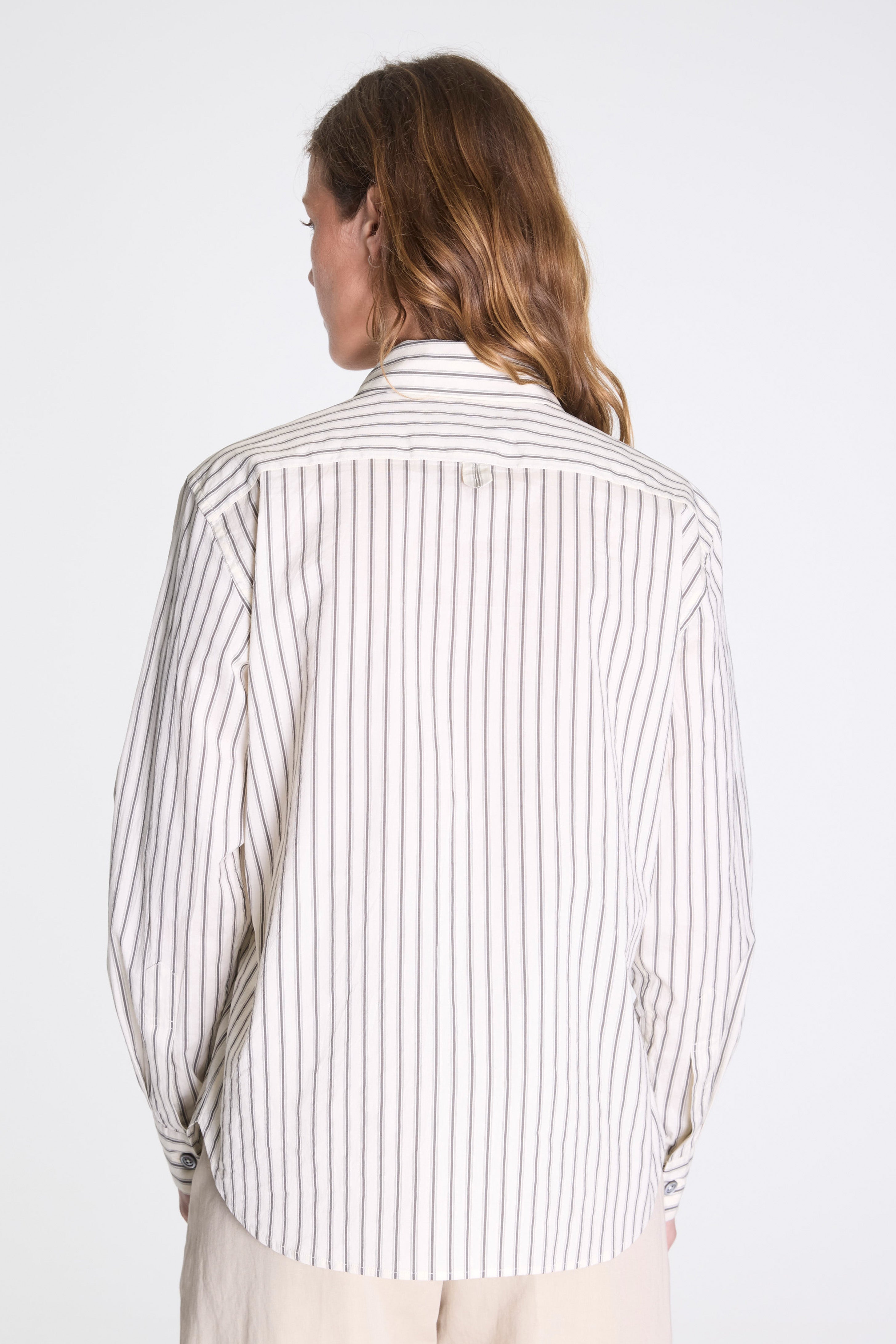 Simple Shirt Ecru/Grey/Black