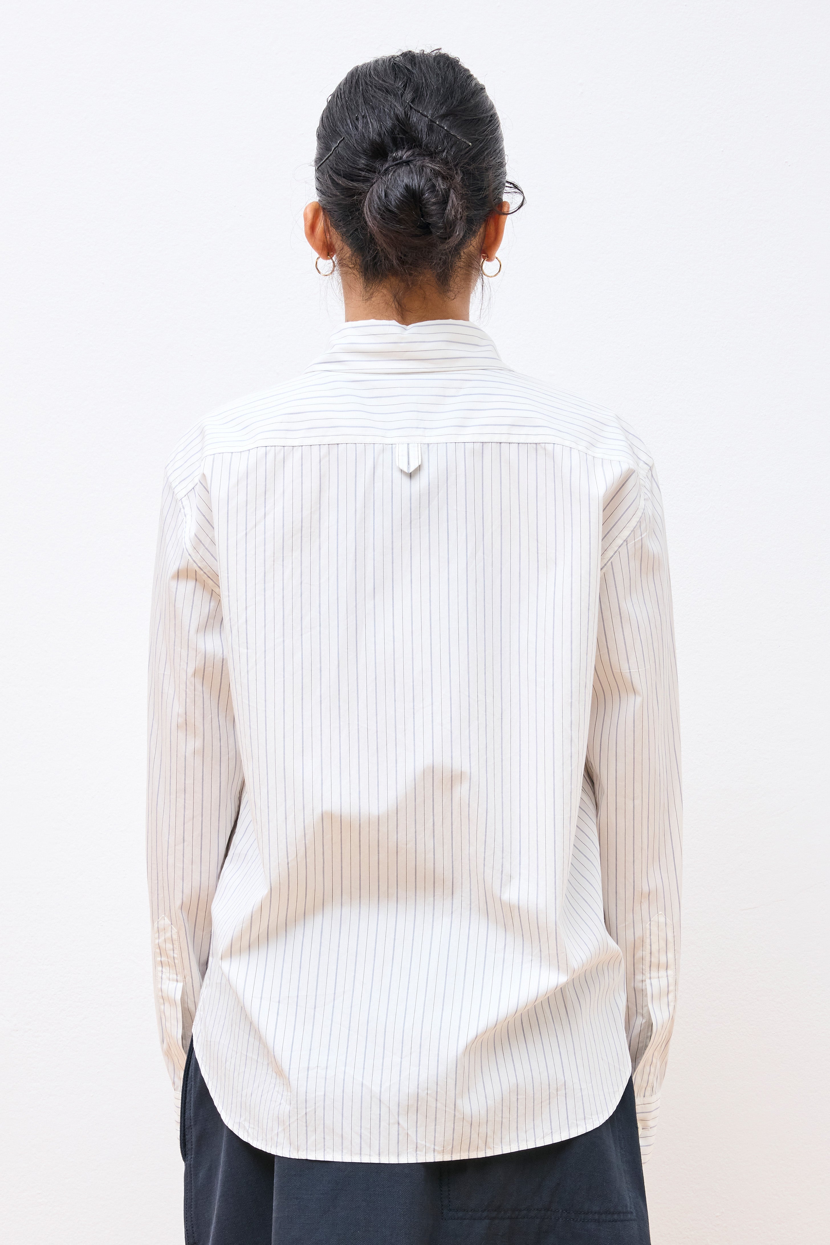 Simple Shirt White/Blue/Black