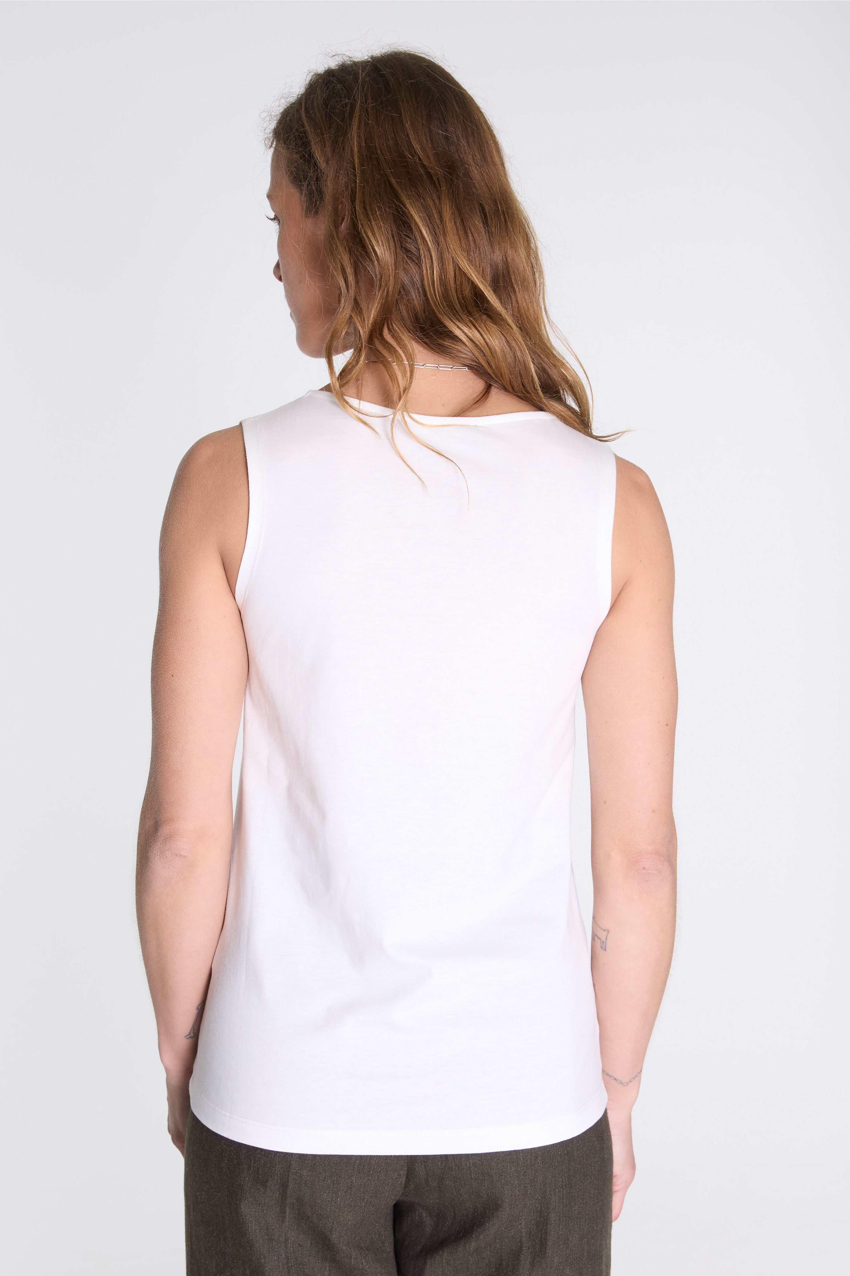 Womens Vest Off White