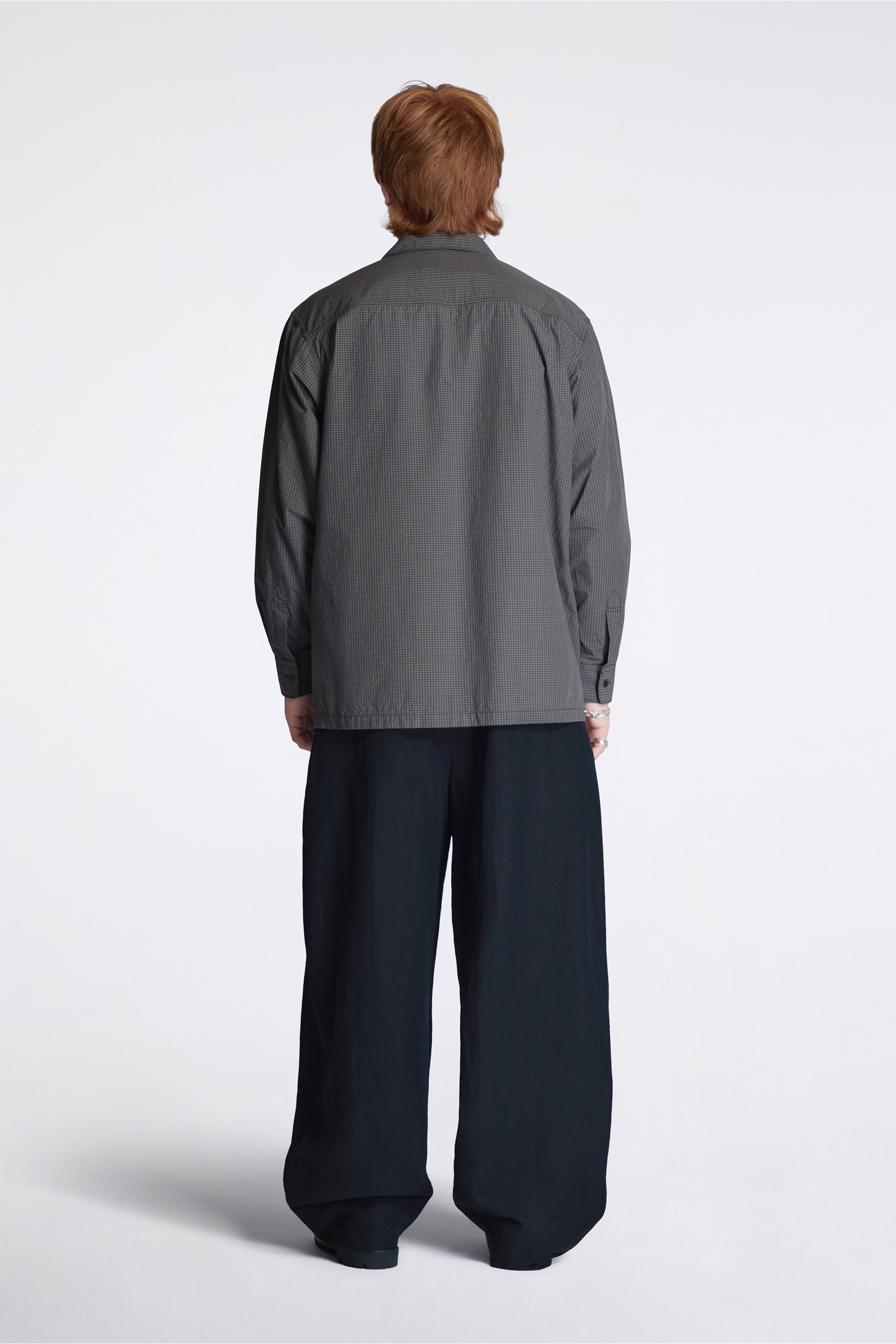 Microcheck CC Shirt Khaki