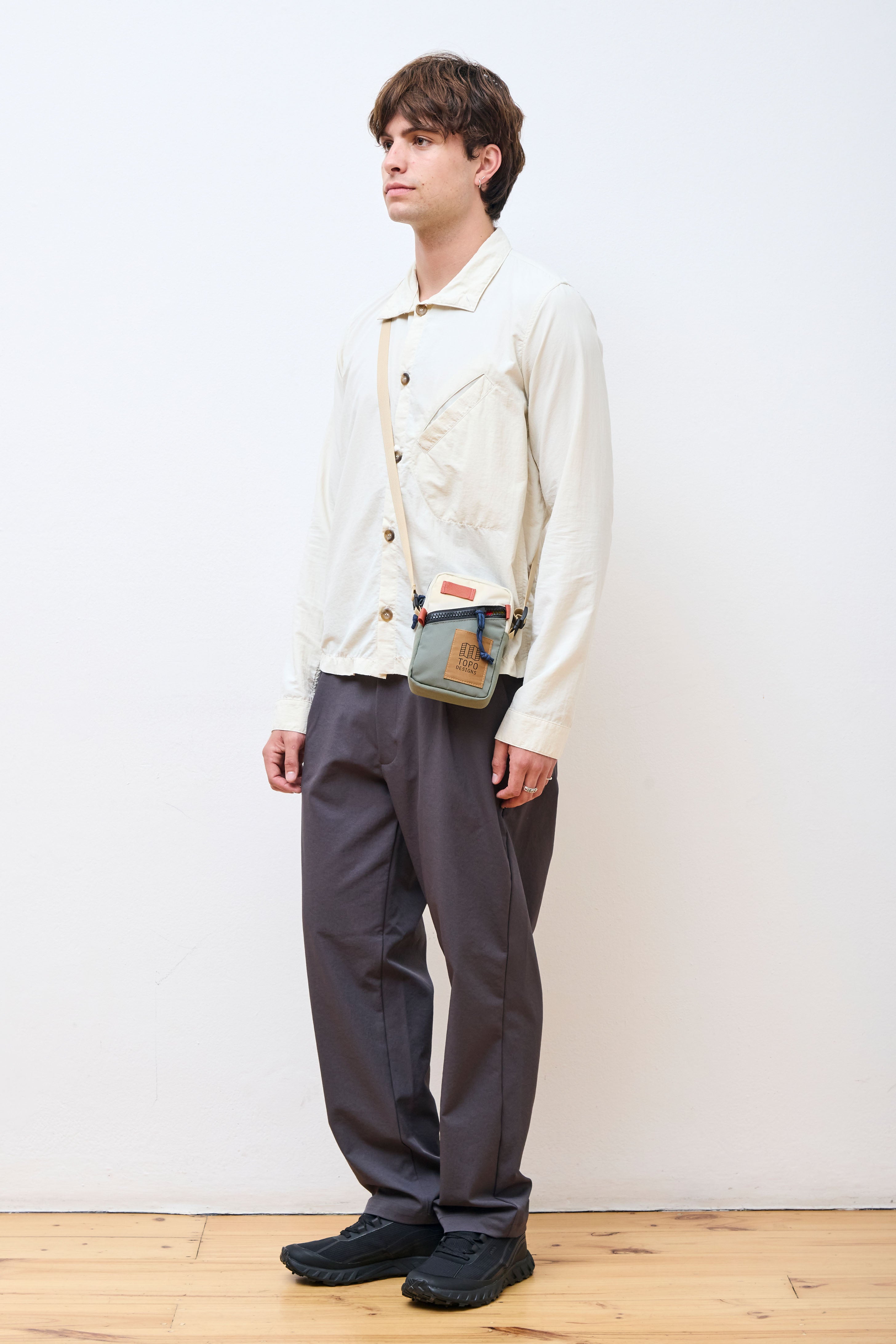 Mini Shoulder Bag Bone White/Beetle
