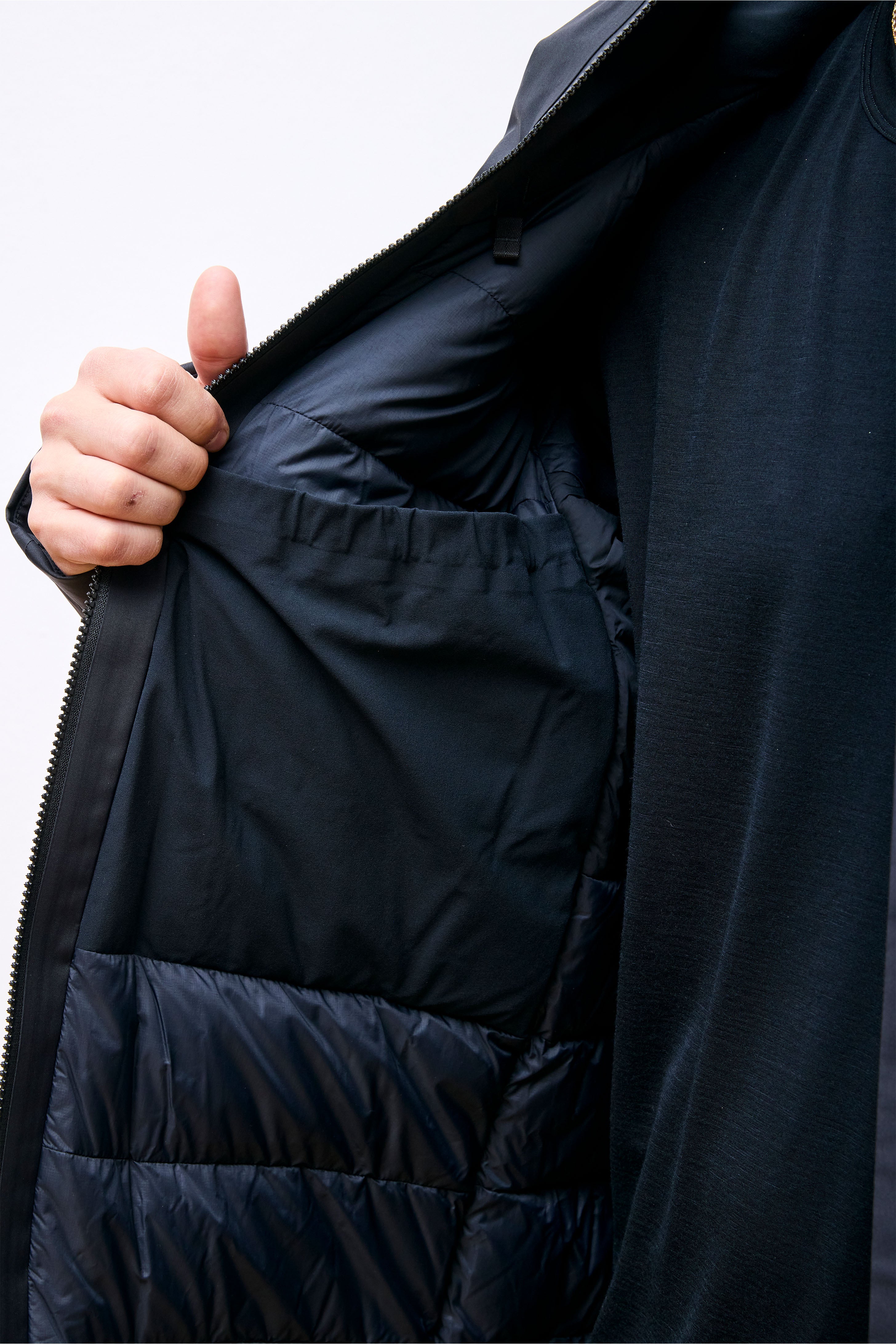 Monitor Down Coat M Black