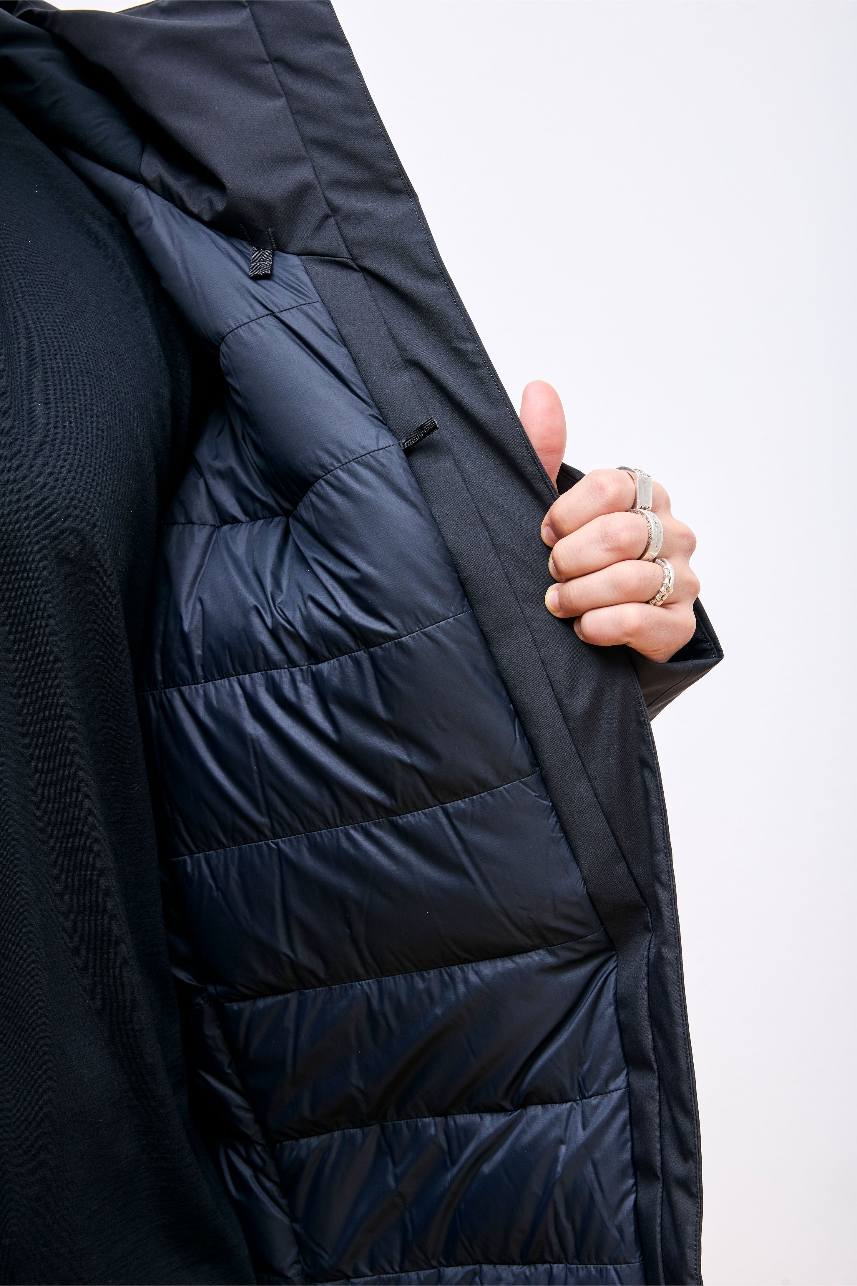 Monitor Down Coat M Black