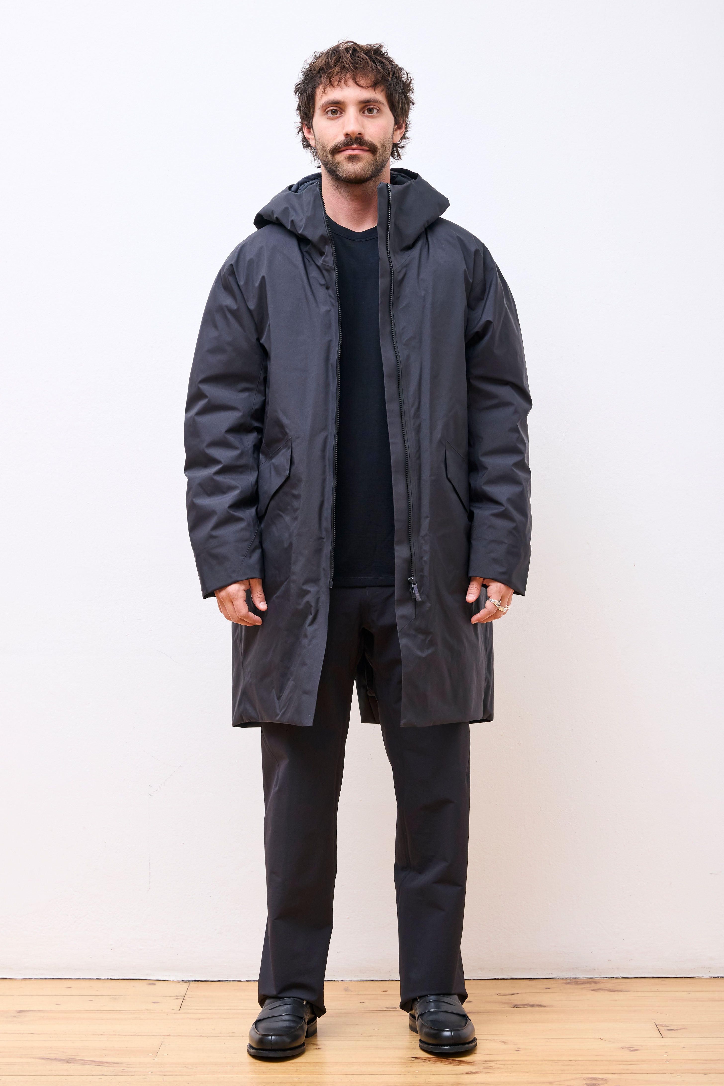 Monitor Down Coat M Black