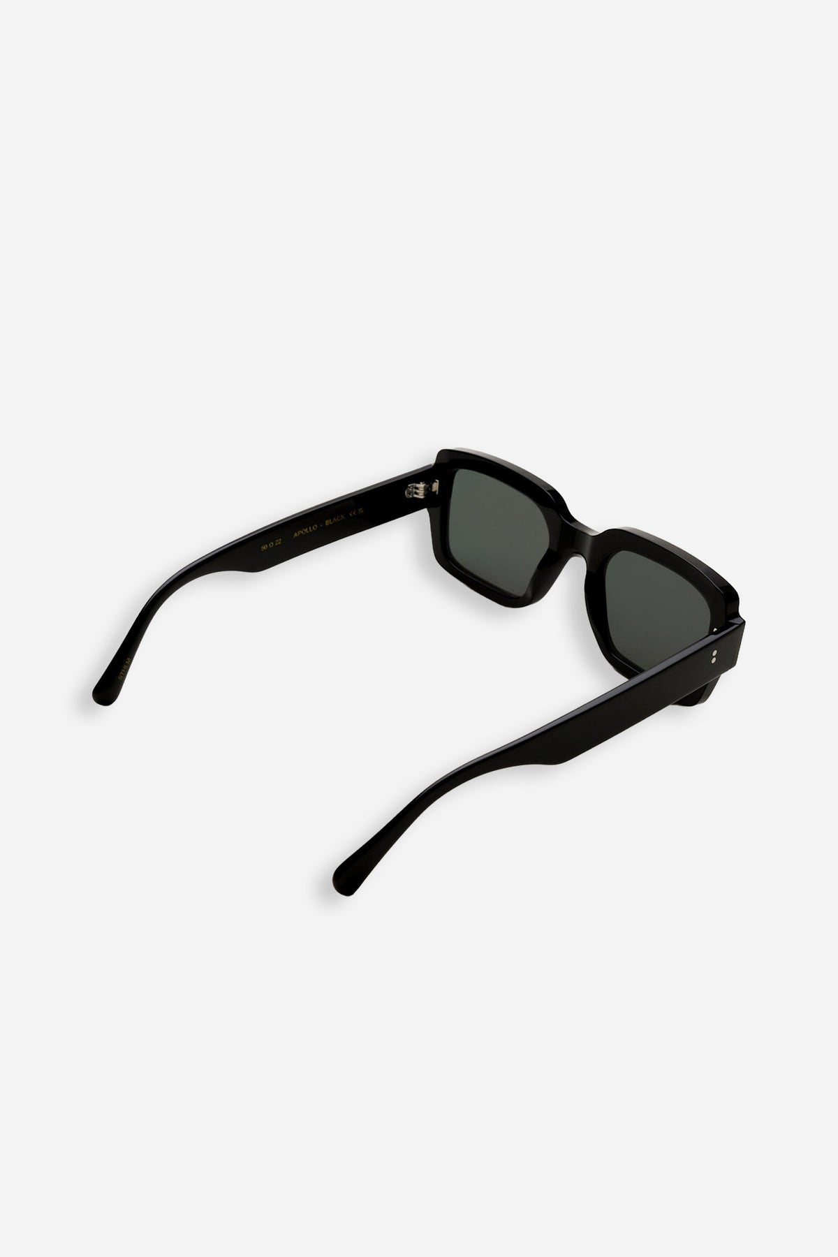 Apollo Black Green Solid Lens