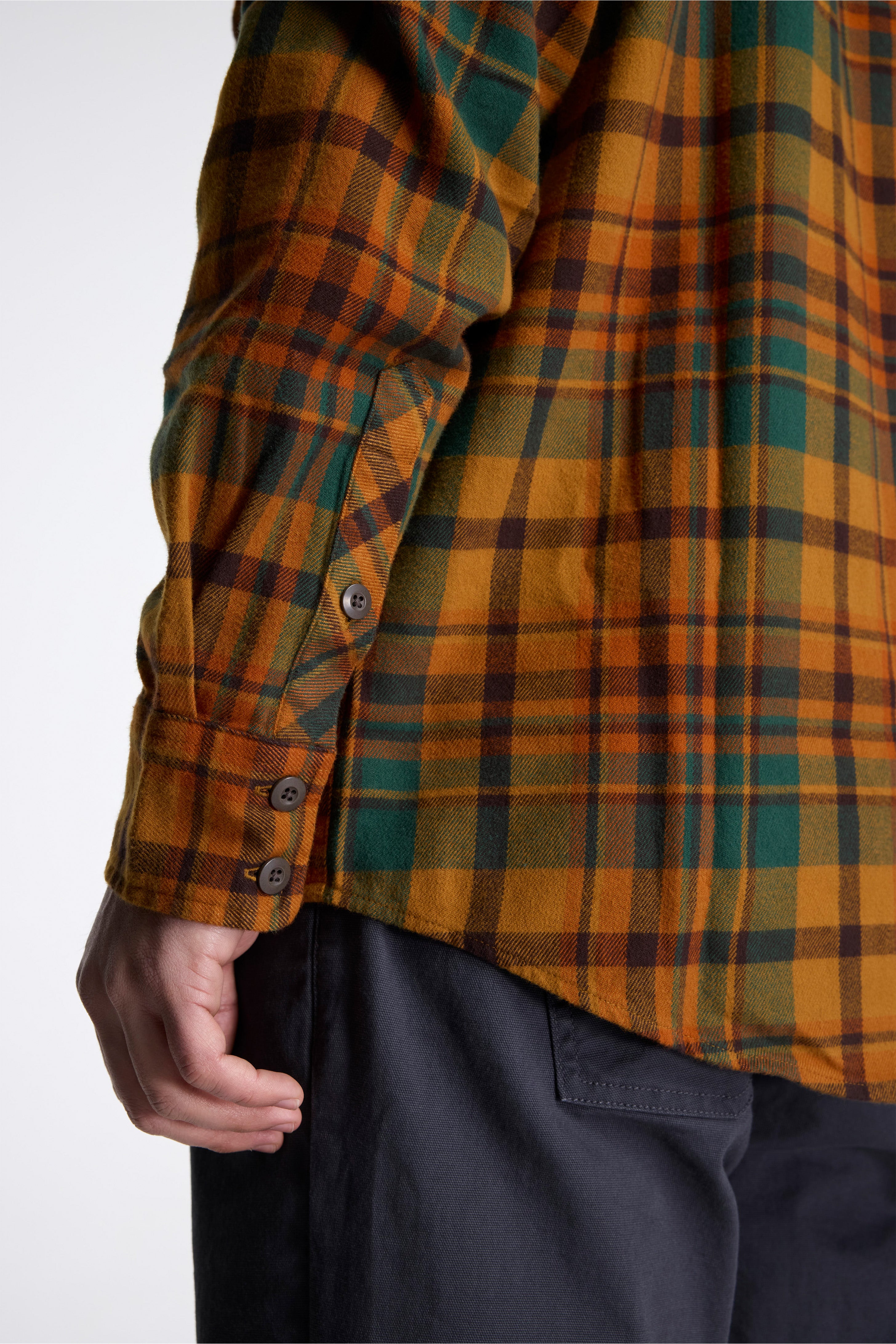 Mountain Shirt Long Sleeve Mens Chai Multi