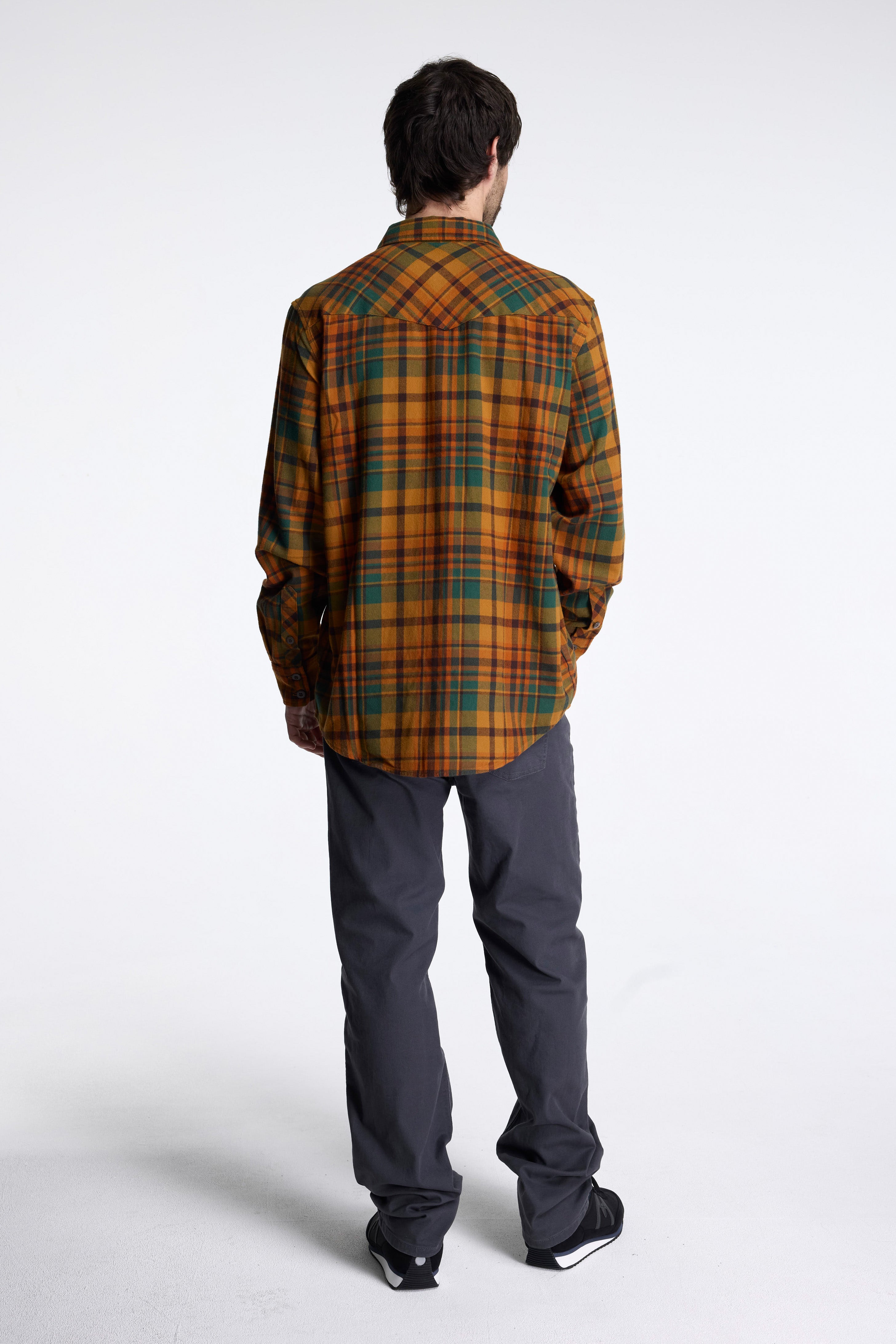 Mountain Shirt Long Sleeve Mens Chai Multi