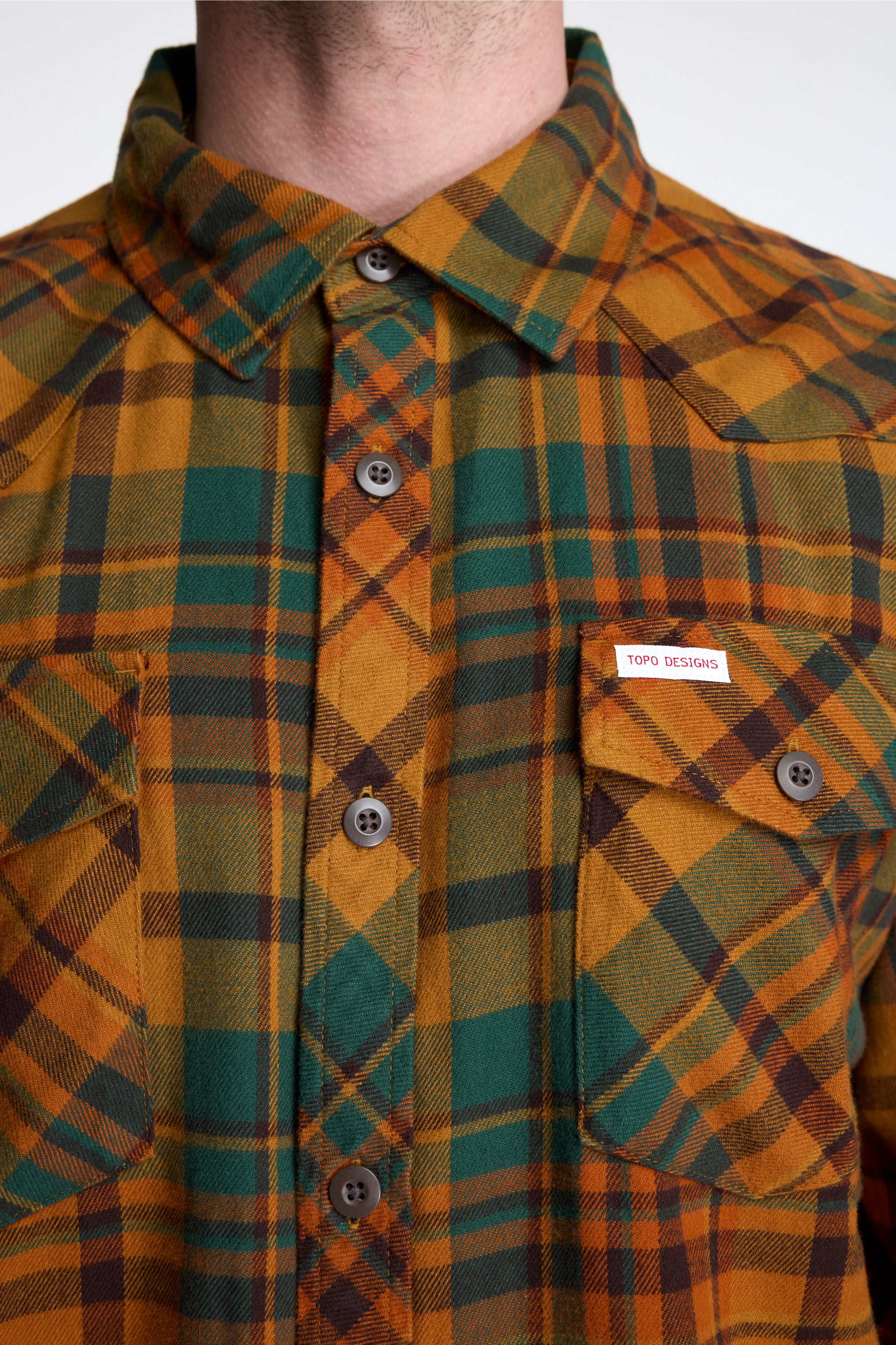 Mountain Shirt Long Sleeve Mens Chai Multi