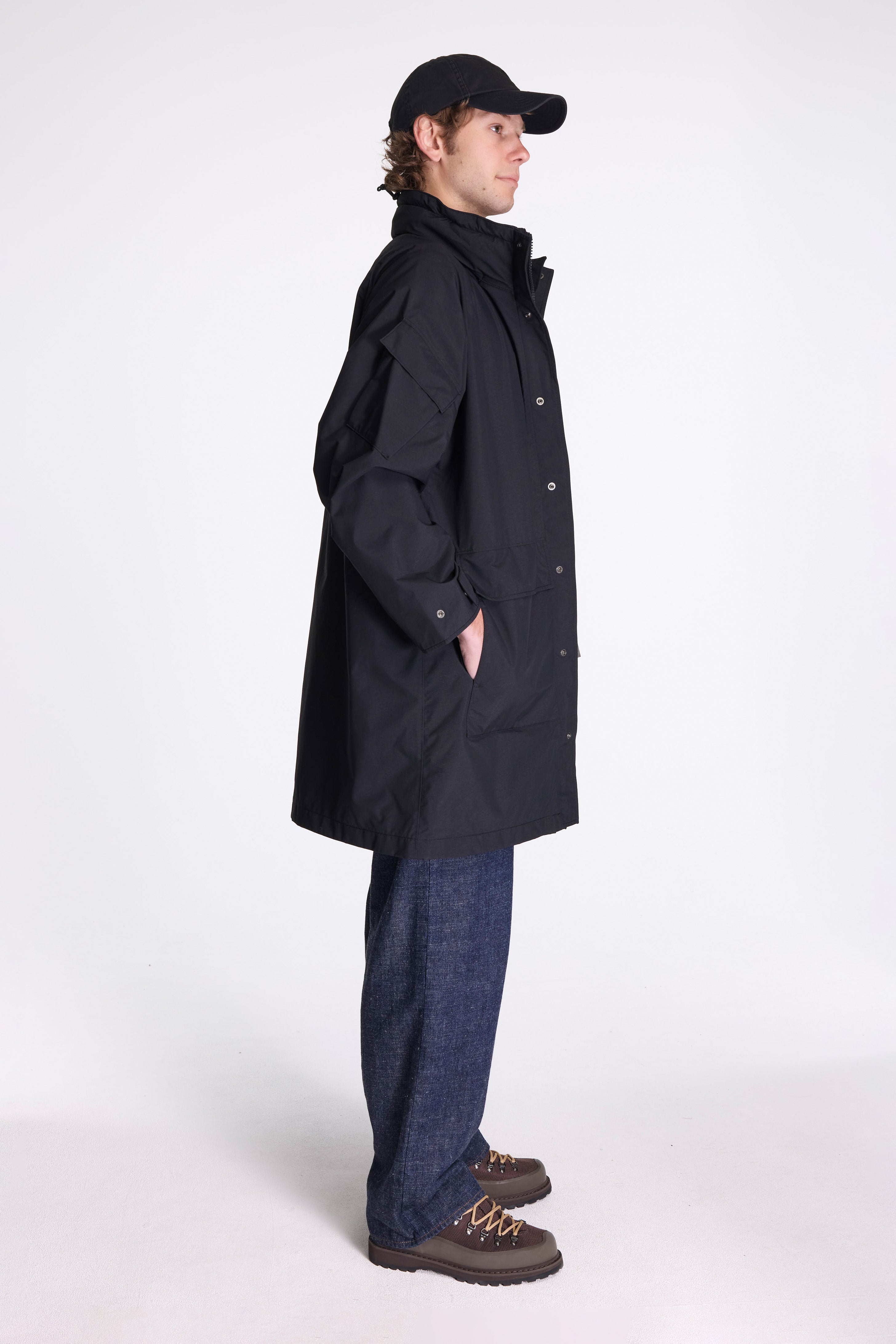 2L Nylon Gore-Tex Cruiser Coat Black