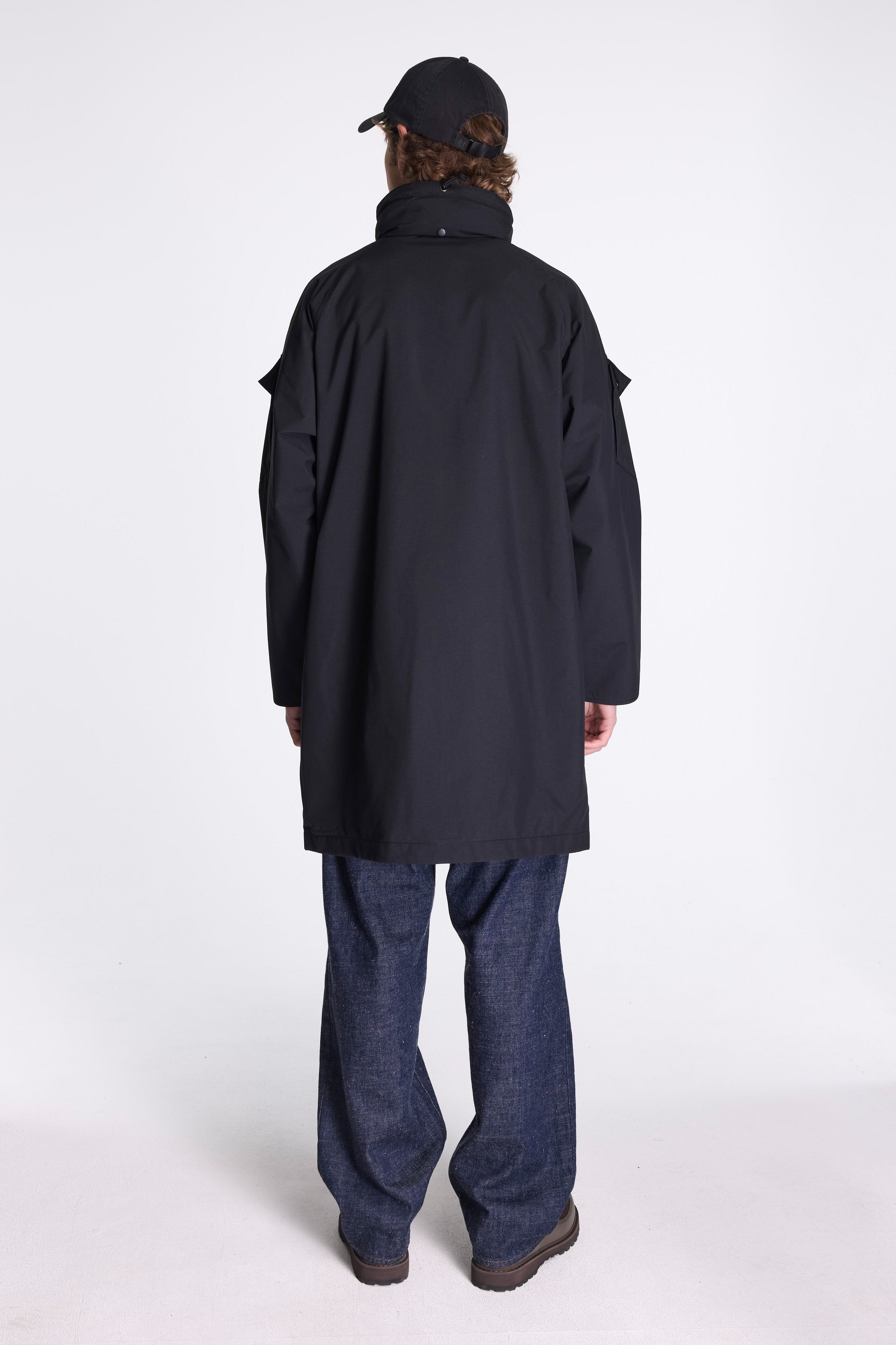 2L Nylon Gore-Tex Cruiser Coat Black