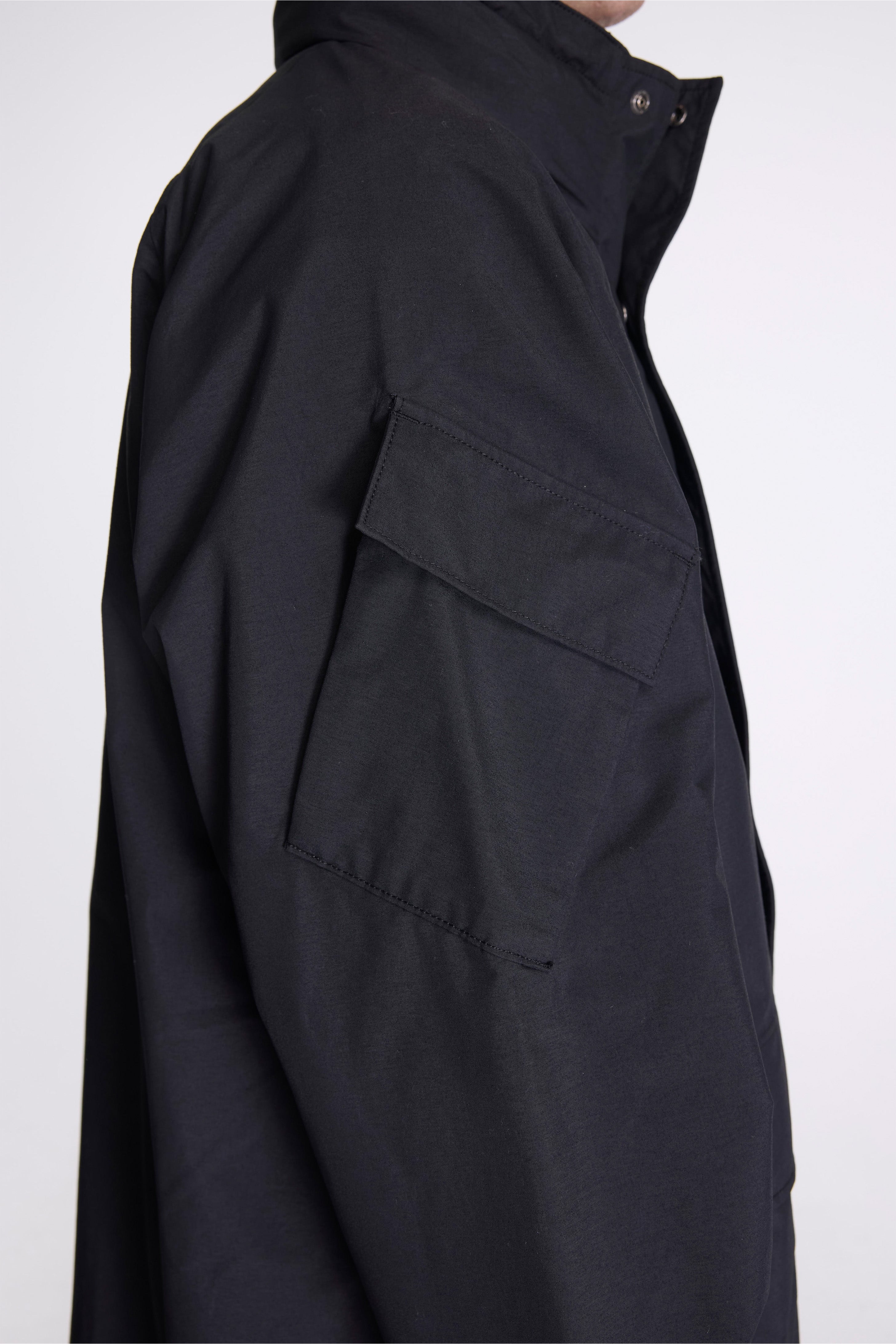 2L Nylon Gore-Tex Cruiser Coat Black