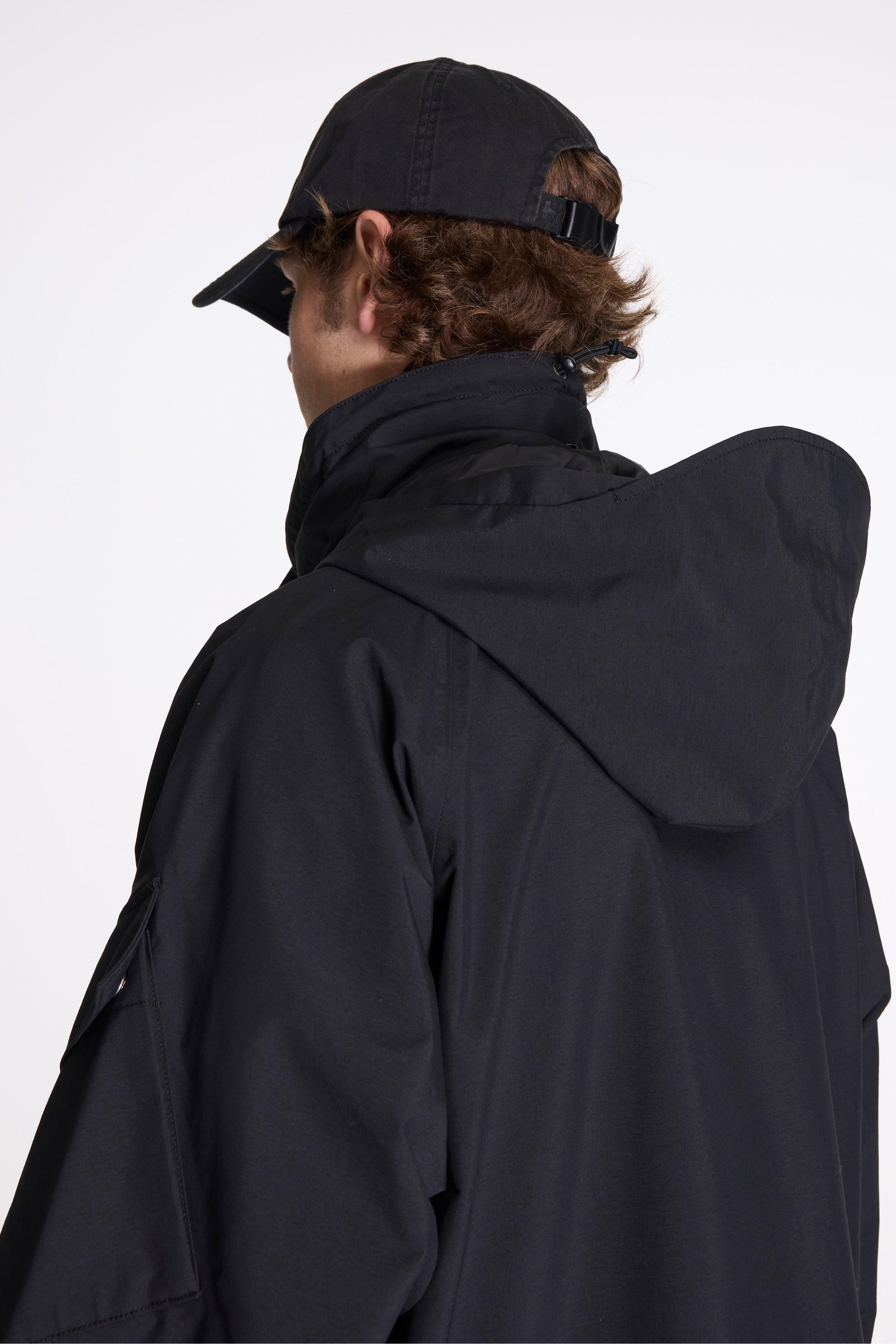 2L Nylon Gore-Tex Cruiser Coat Black
