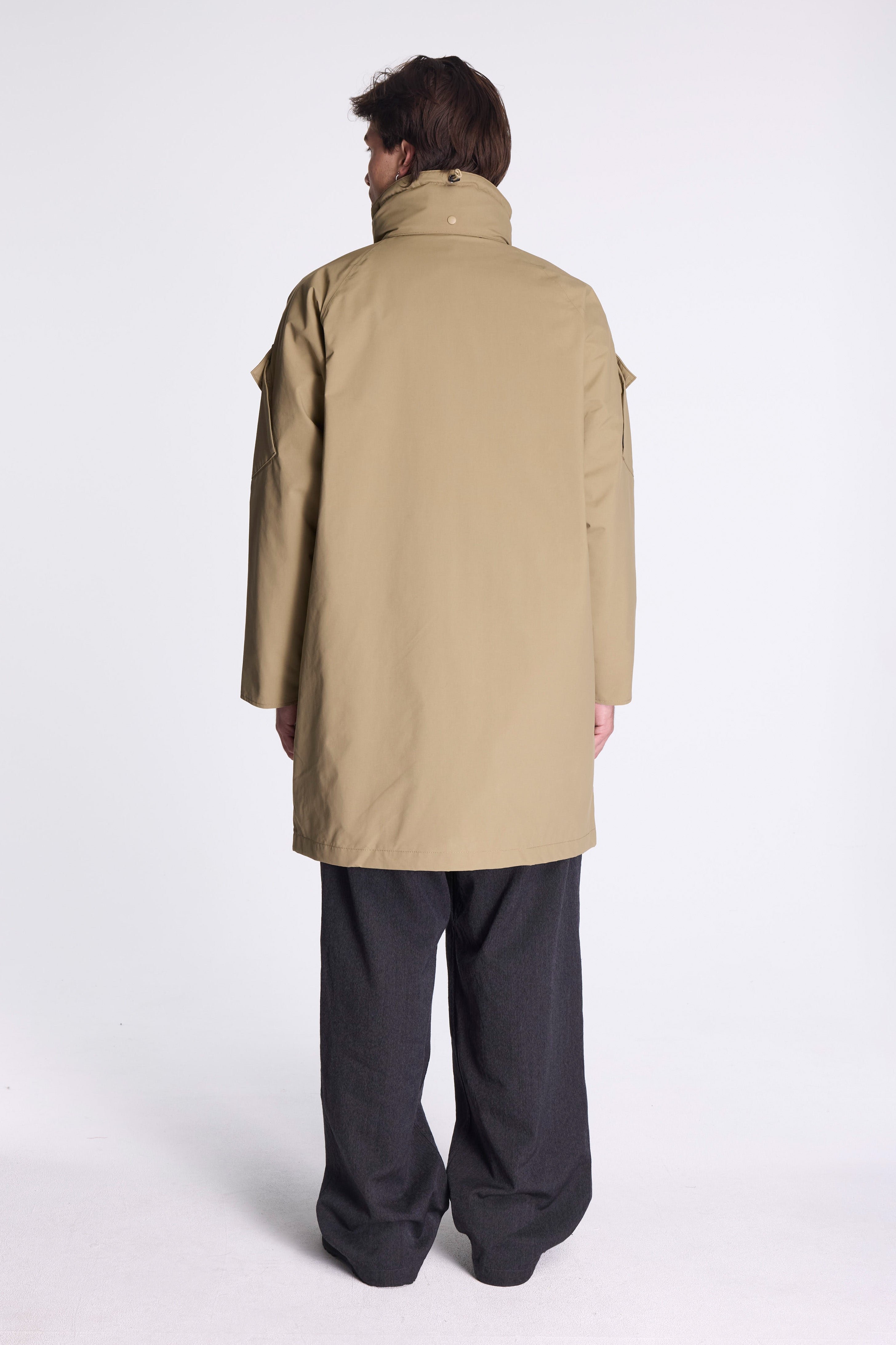 2L Nylon Gore-Tex Cruiser Coat Khaki Beige