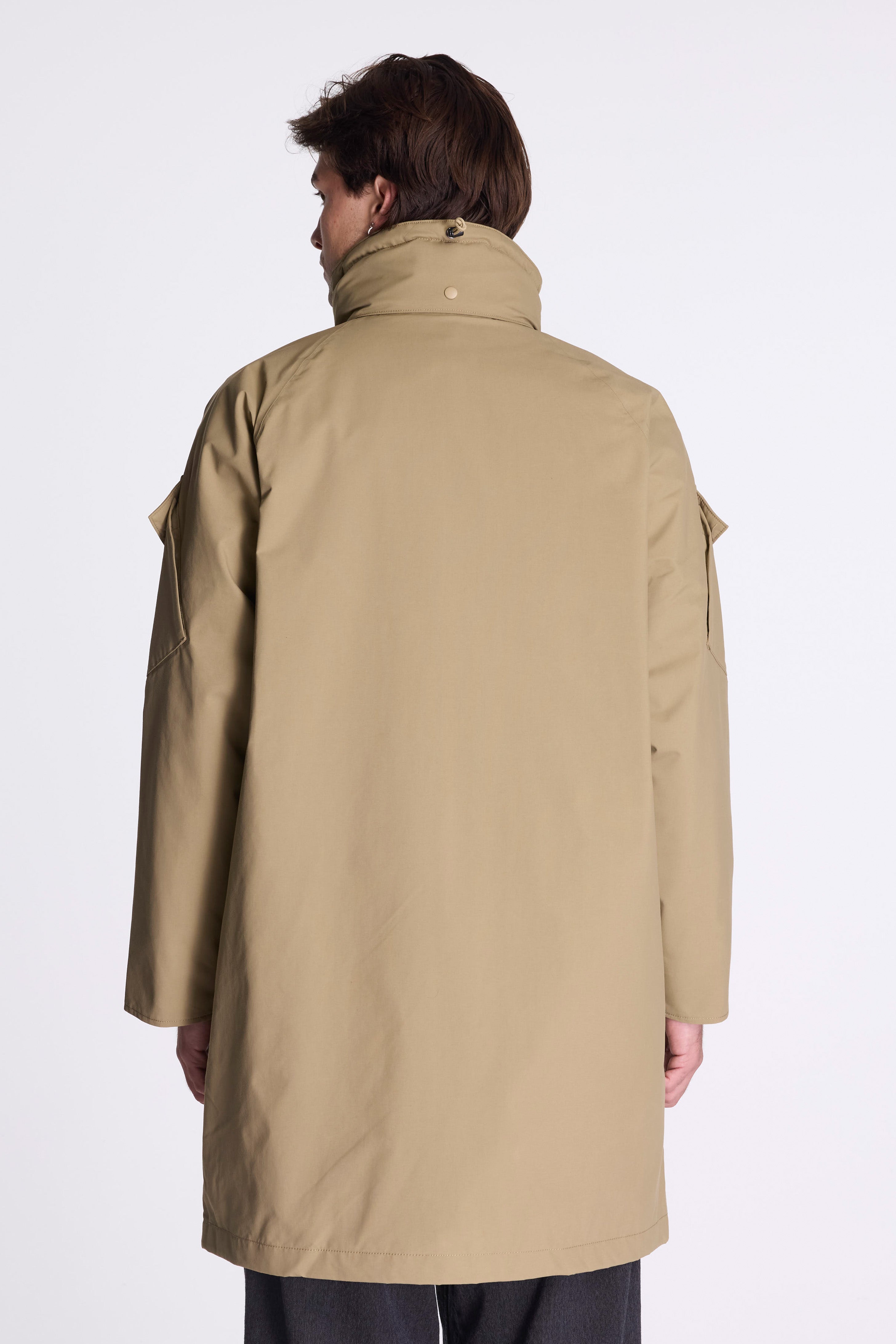 2L Nylon Gore-Tex Cruiser Coat Khaki Beige