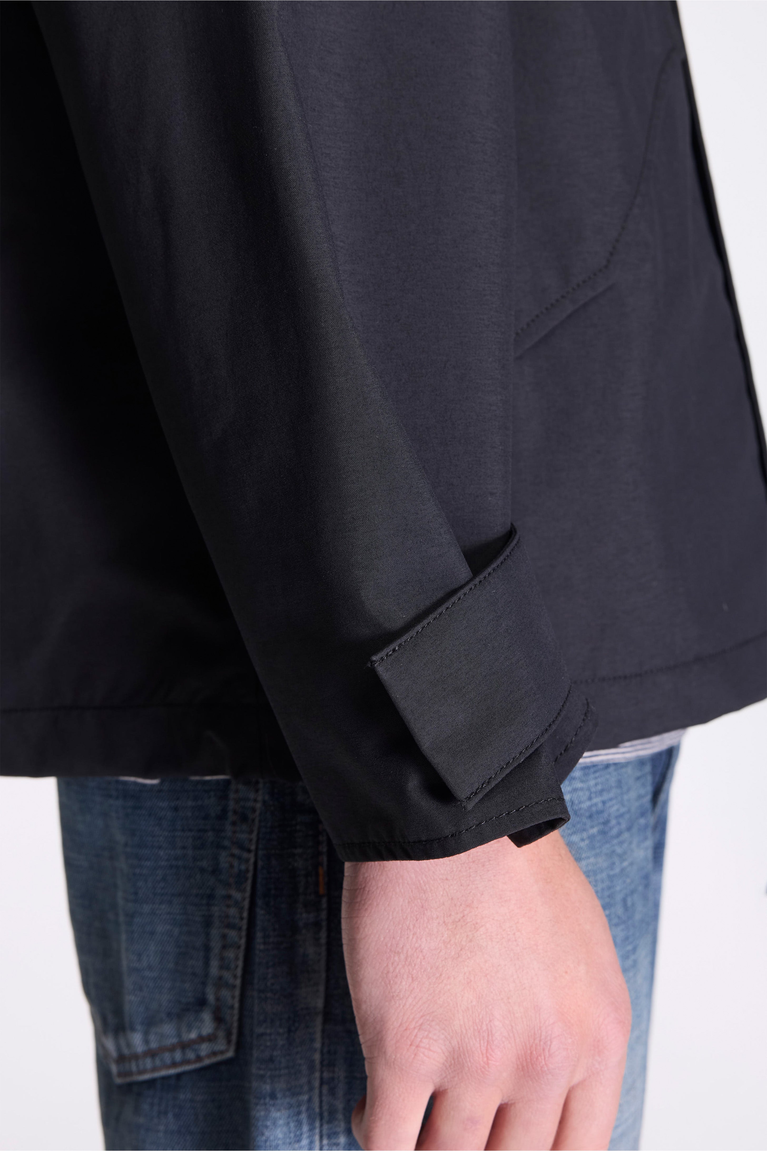 2L Nylon Gore-Tex Cruiser Jacket Black
