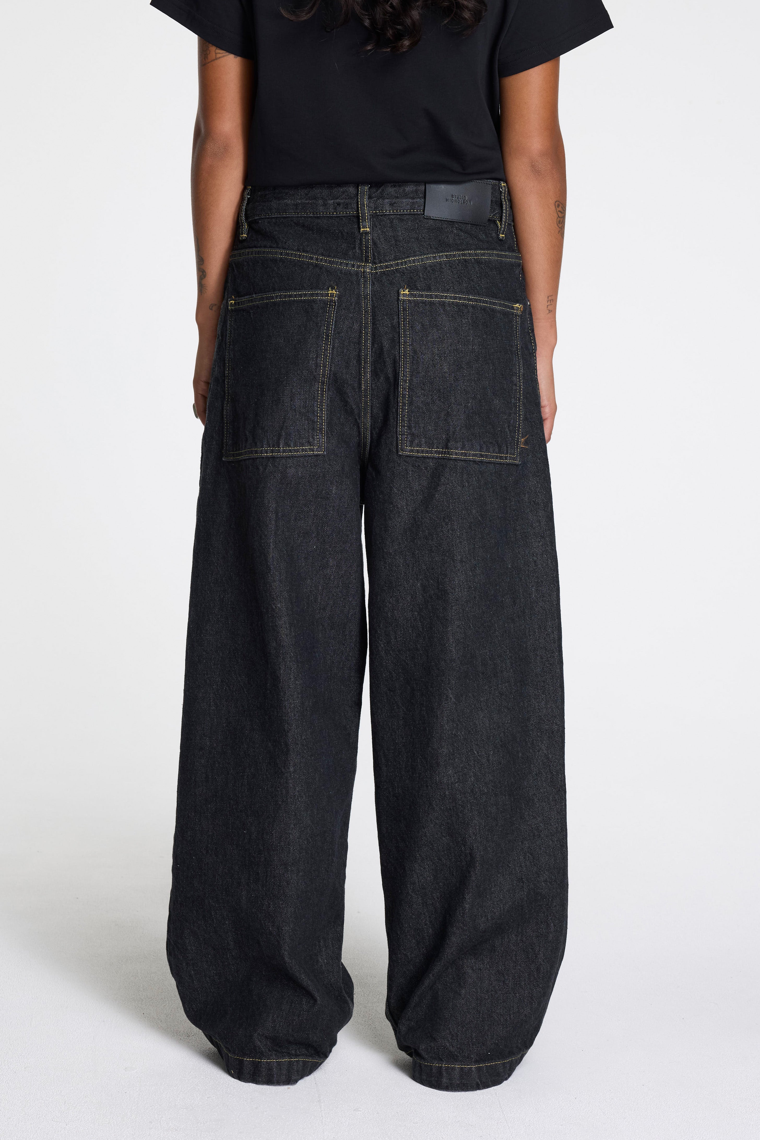 Neive Denim Pant Black