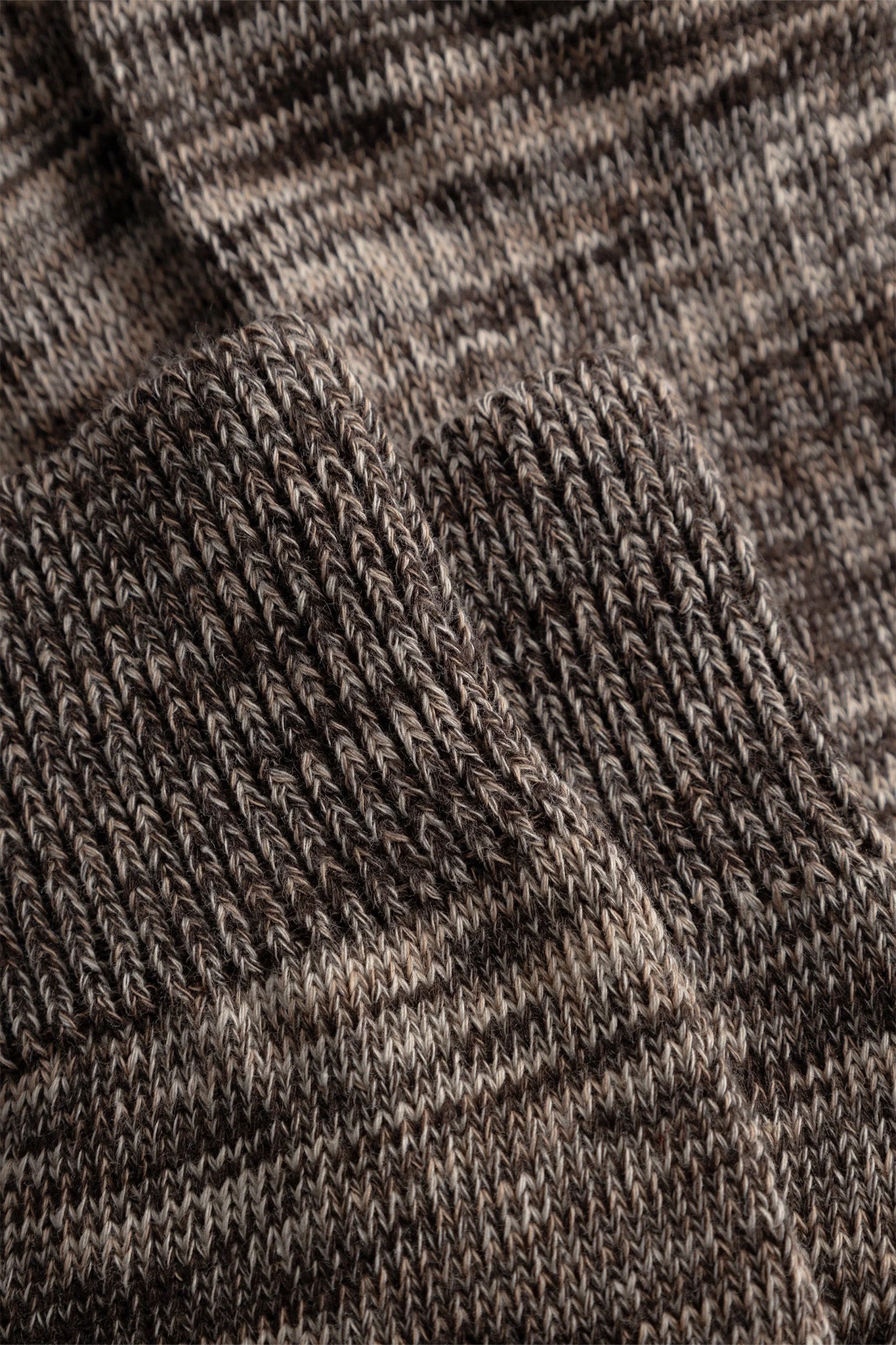 Bykle Heavy Cotton Twist Sock Seal Brown