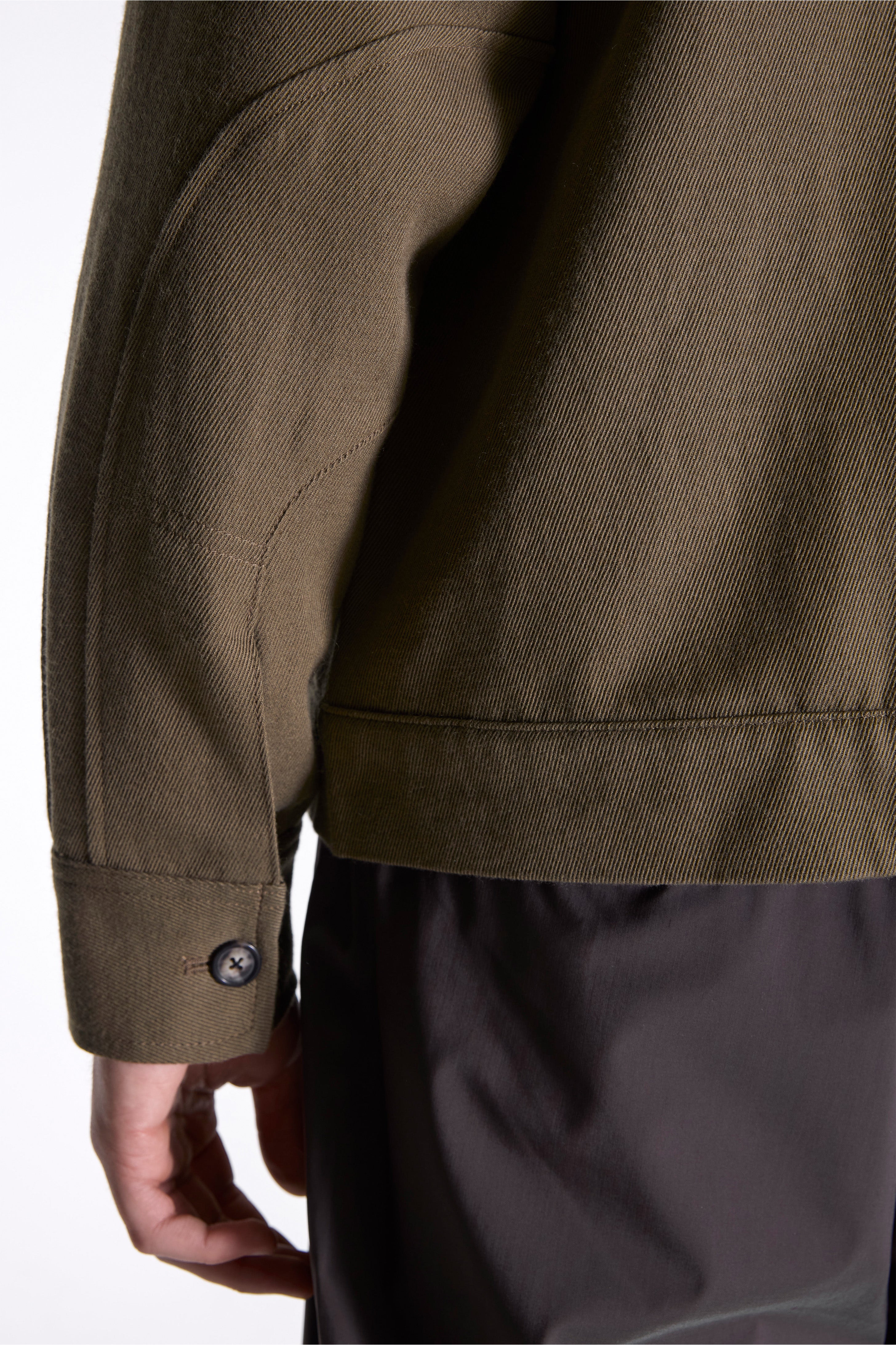 Aksel Cavalry Cotton Wool Windstopper Jacket Olive Night