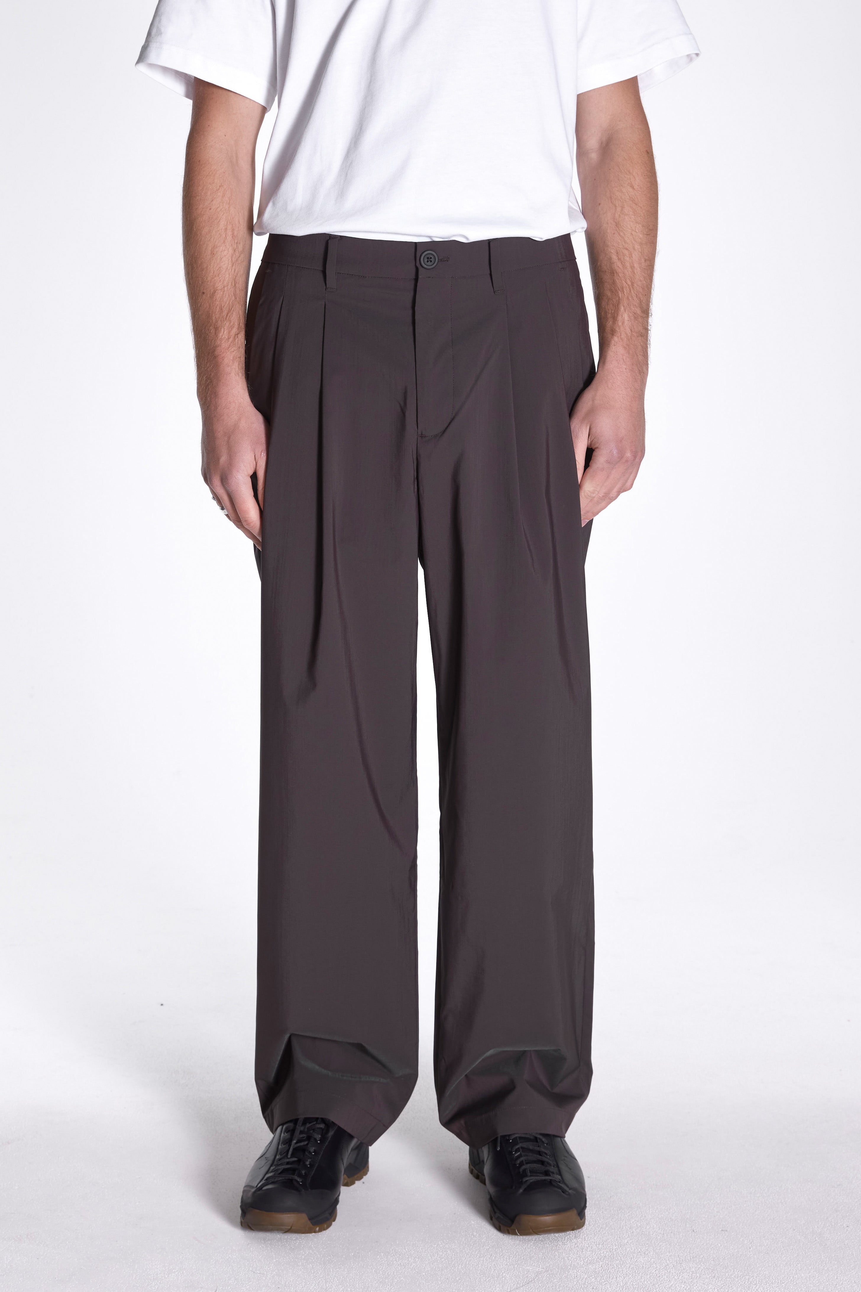 Benn Relaxed Alpinix Smart Merino Pants Seal Brown