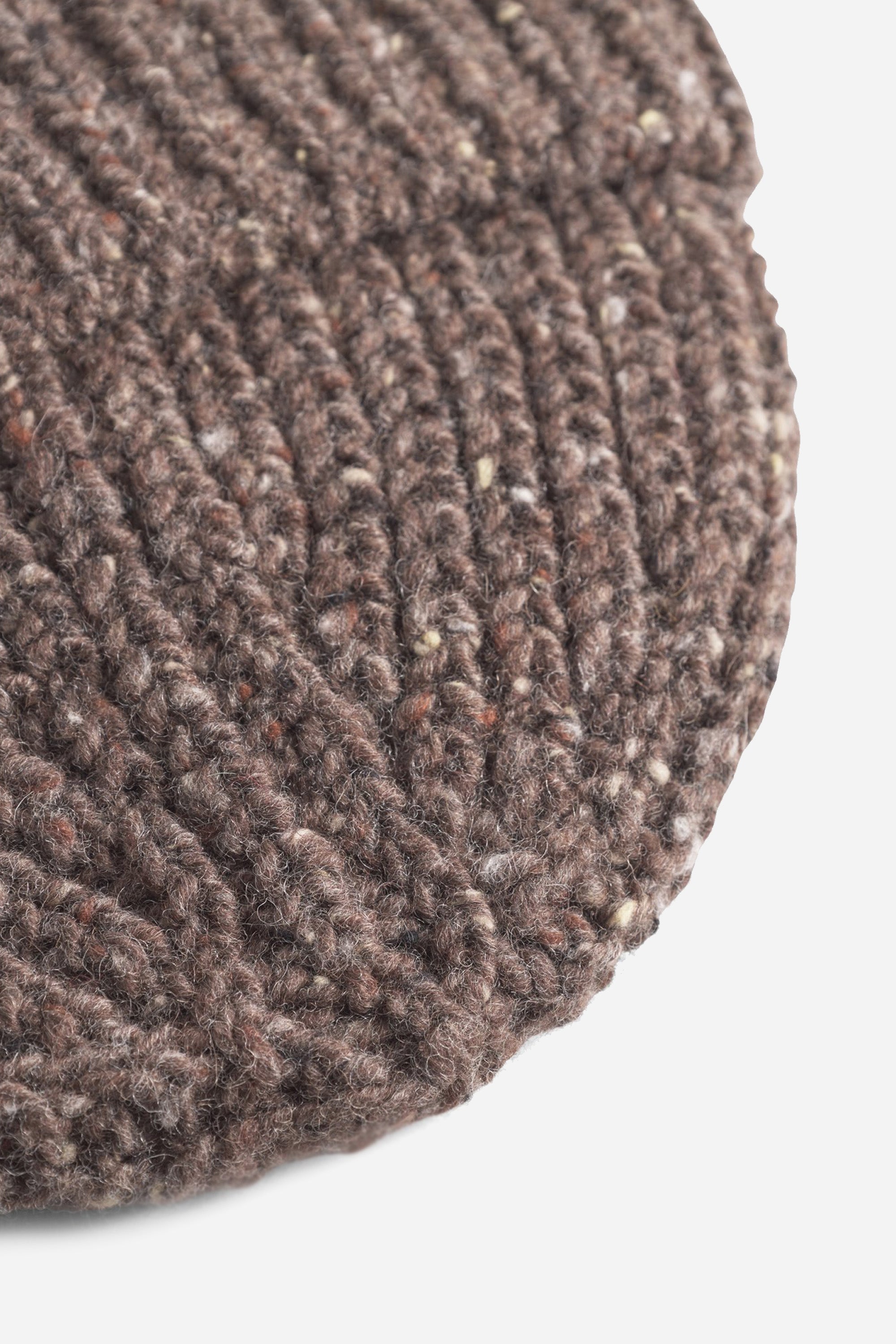 Daniel Donegal Rib Beanie Seal Brown