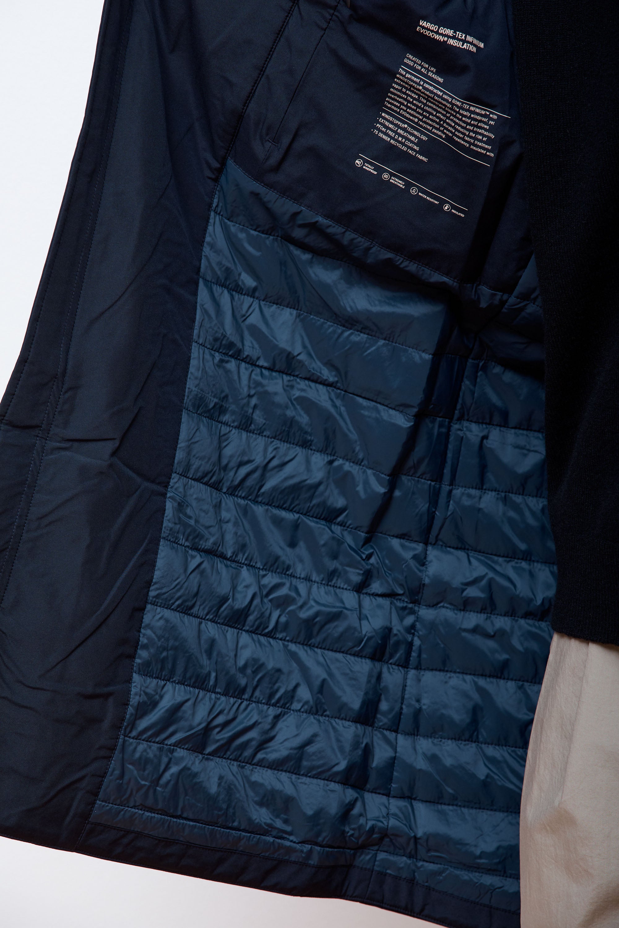 Vargo Gore-Tex Infinium Raglan Mac Dark Navy