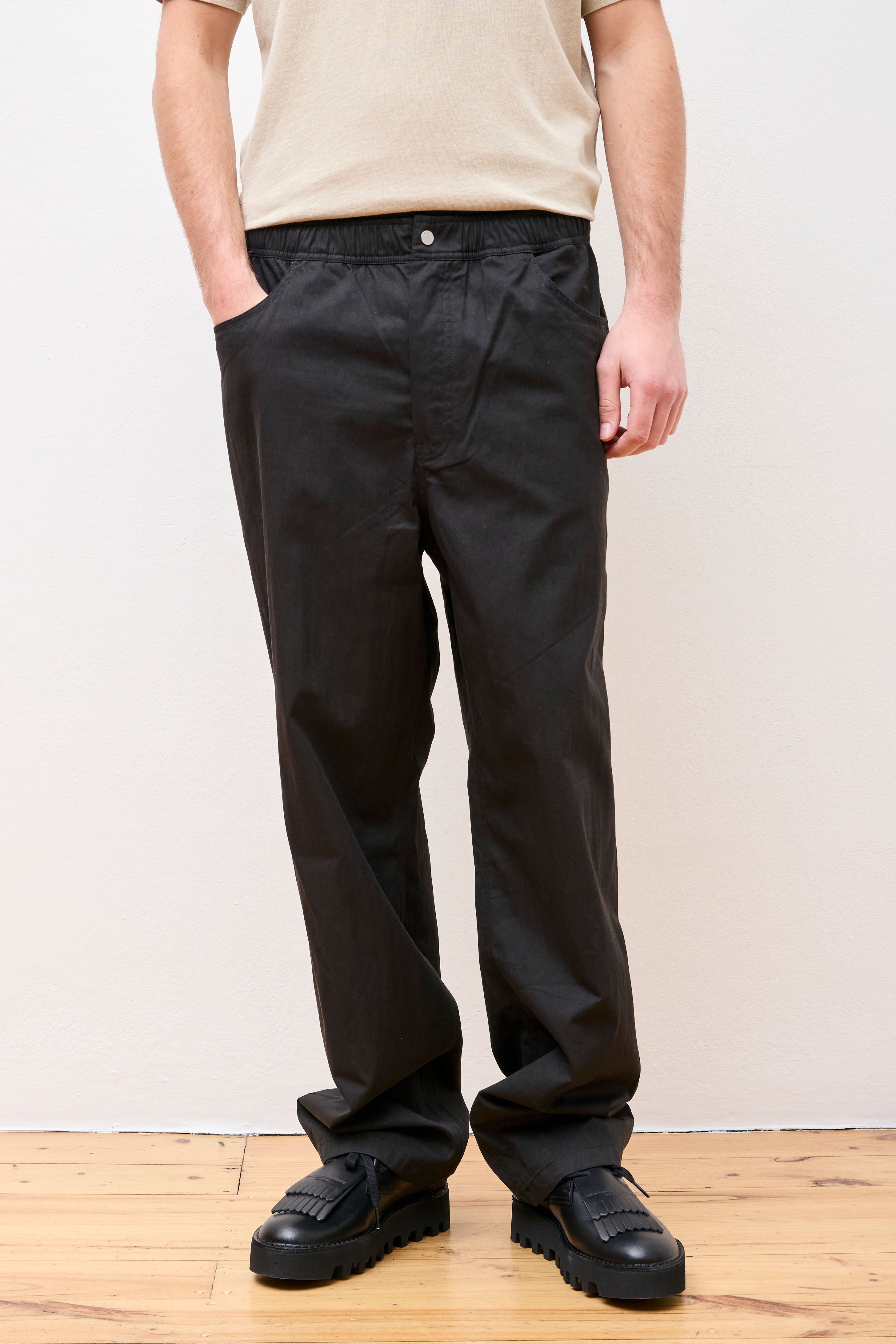 Ragnar Fine Broken Twill Black