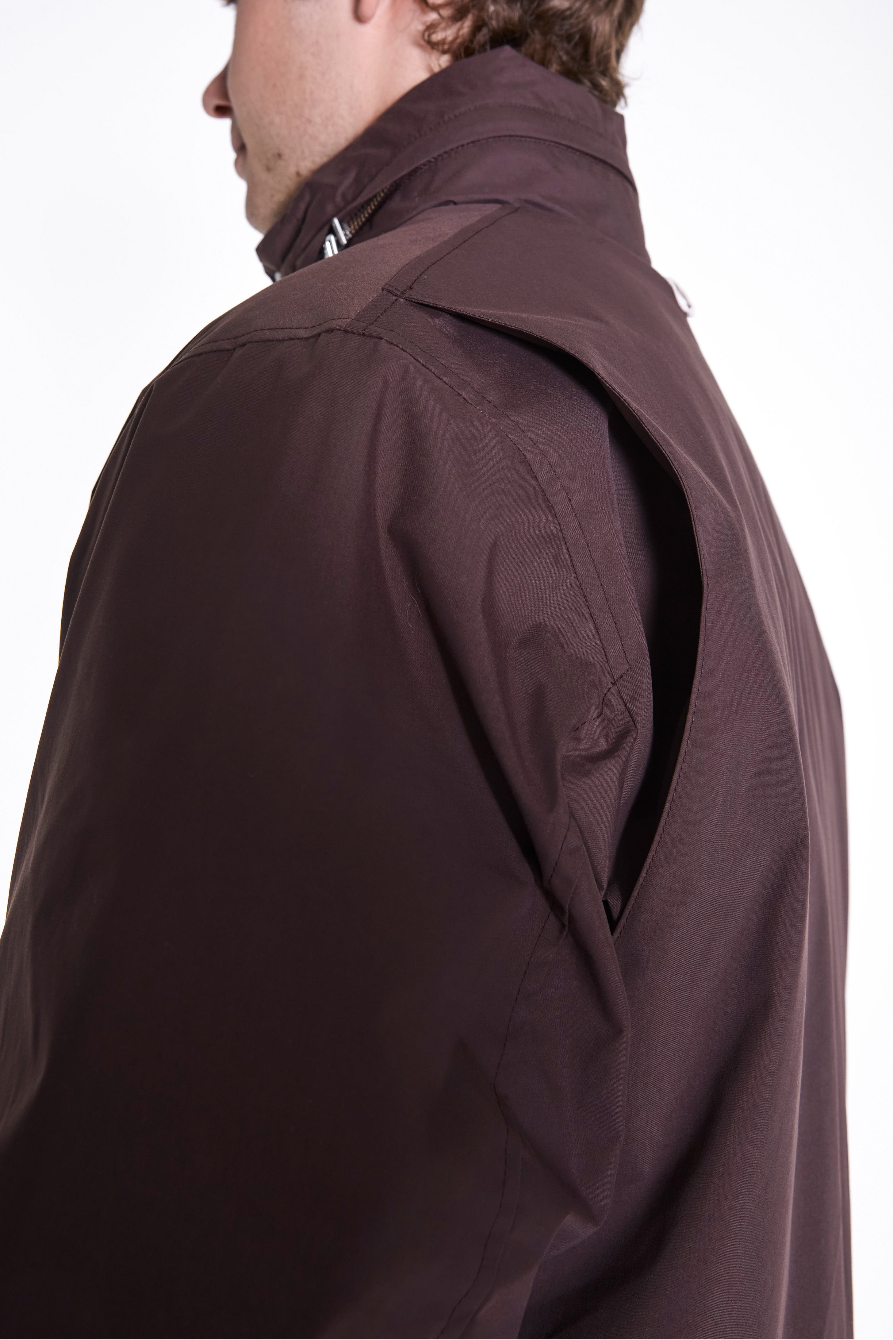Kastrup Gore-Tex Windstopper Bomber Jacket Seal Brown