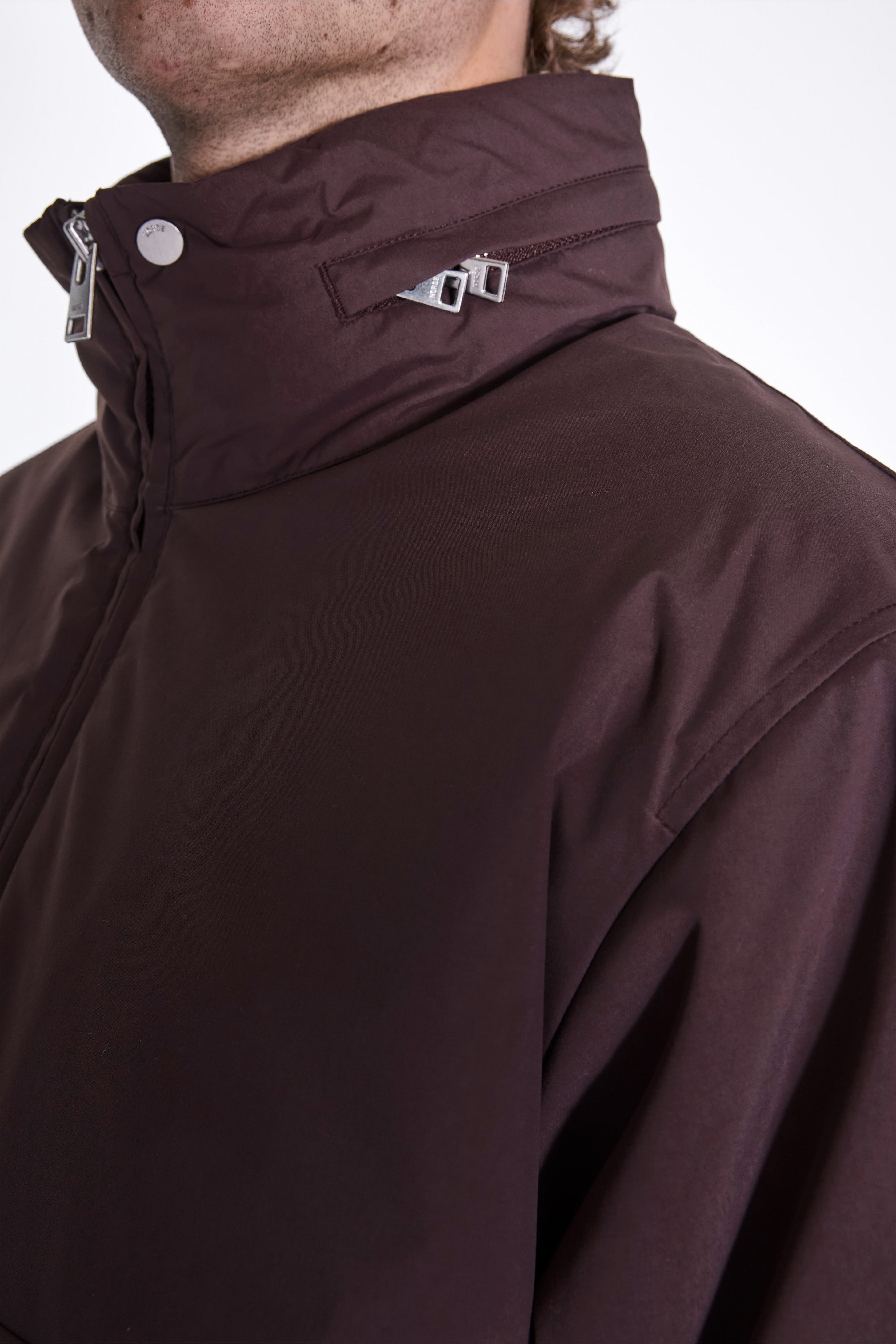 Kastrup Gore-Tex Windstopper Bomber Jacket Seal Brown