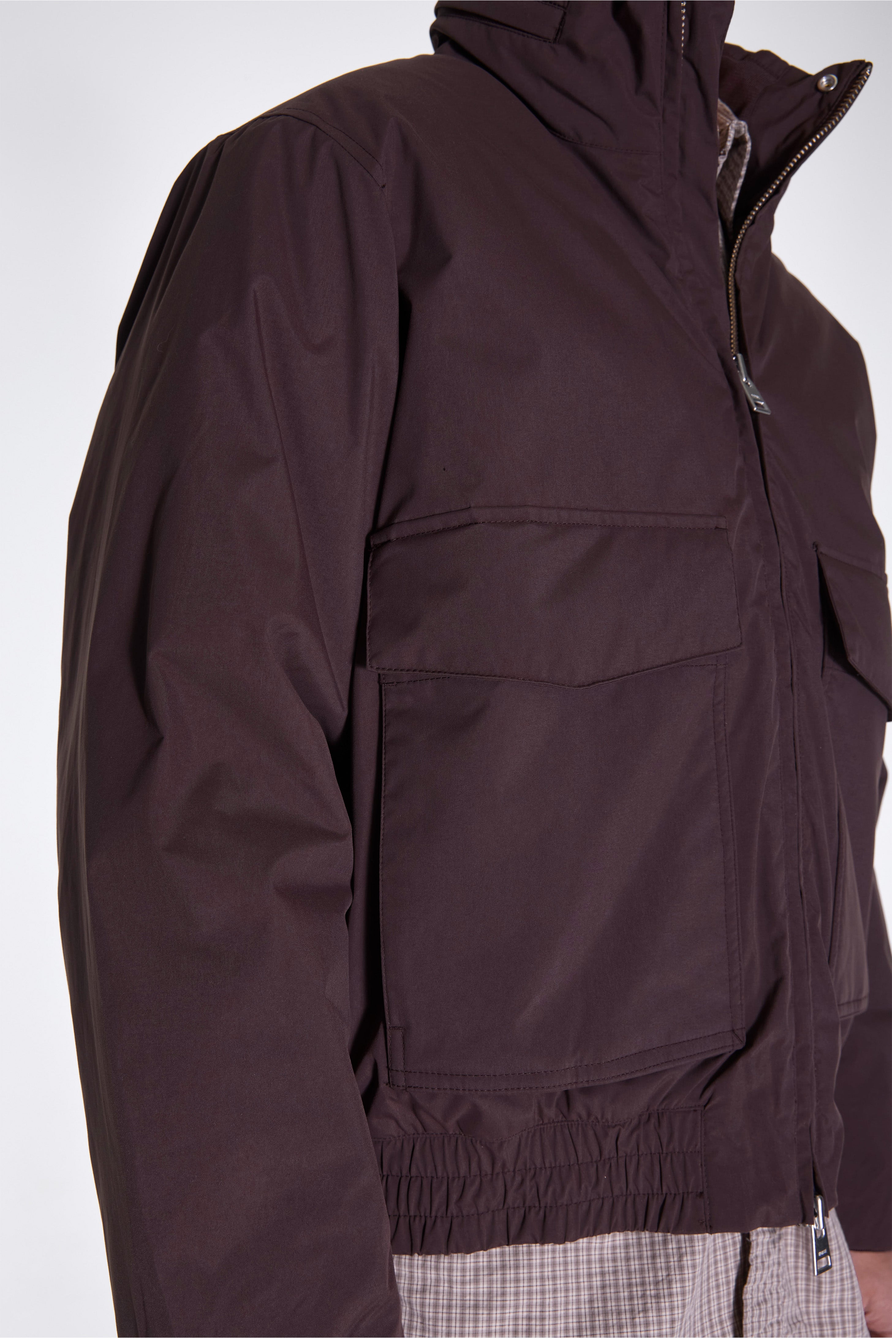 Kastrup Gore-Tex Windstopper Bomber Jacket Seal Brown
