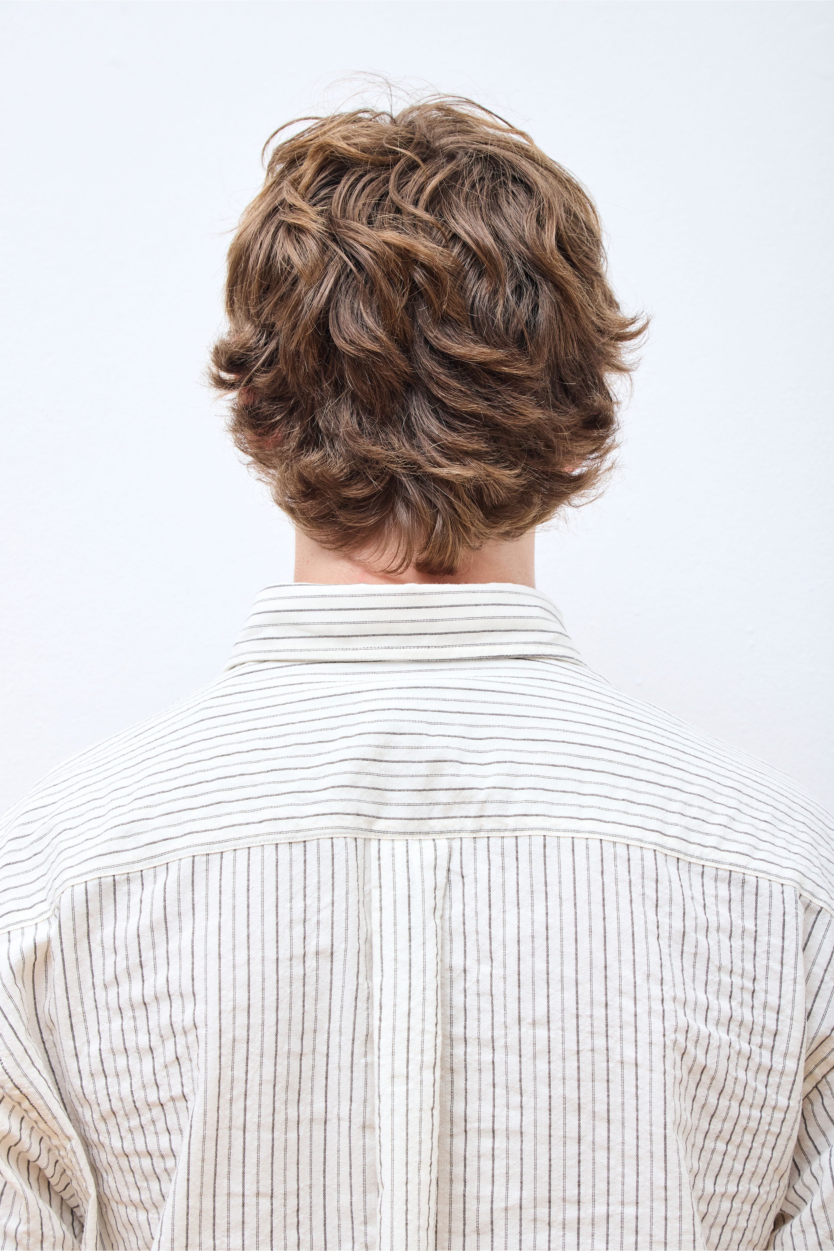 Ole Oversized Striped Shirt Chestnut