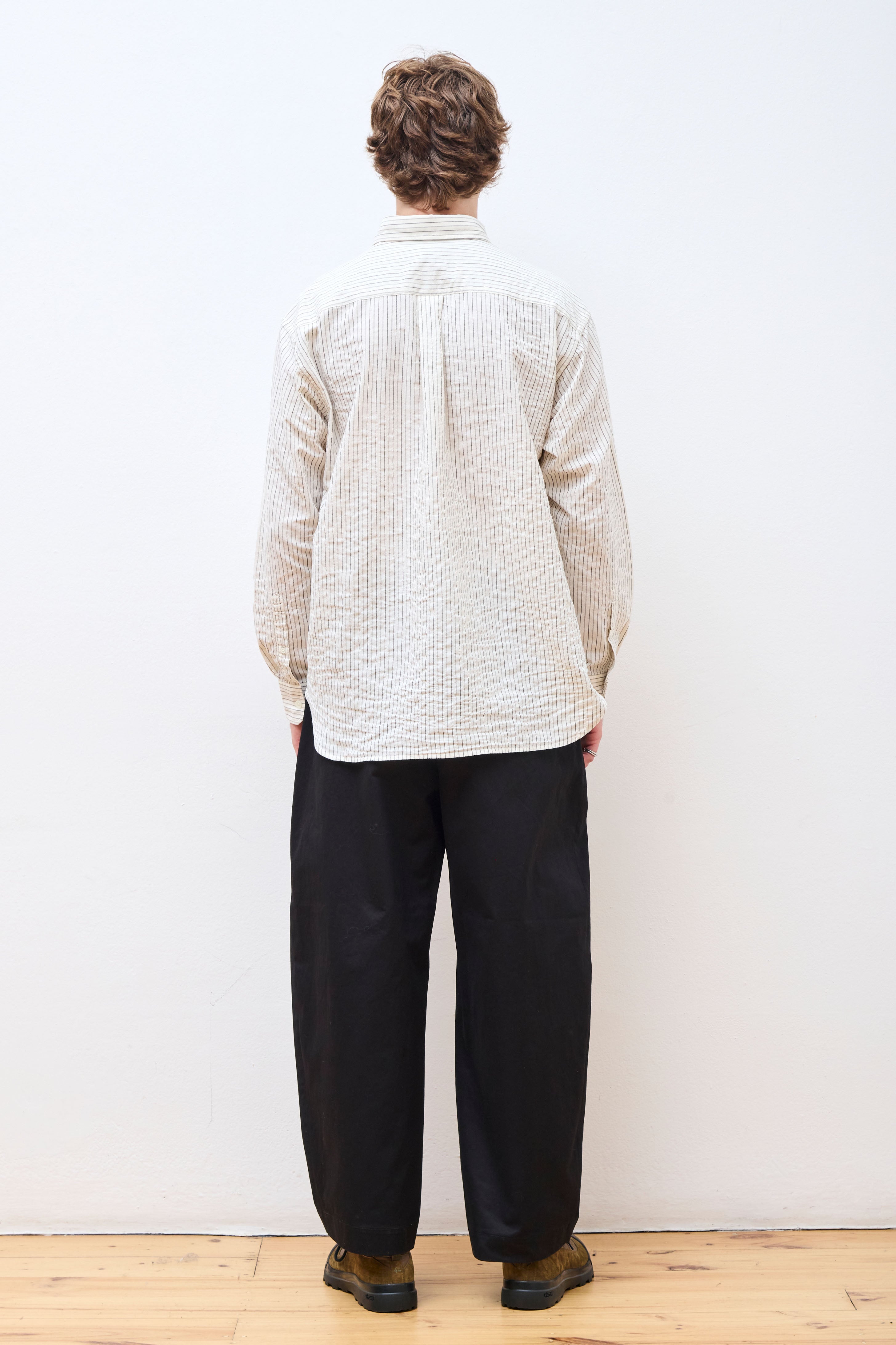 Ole Oversized Striped Shirt Chestnut