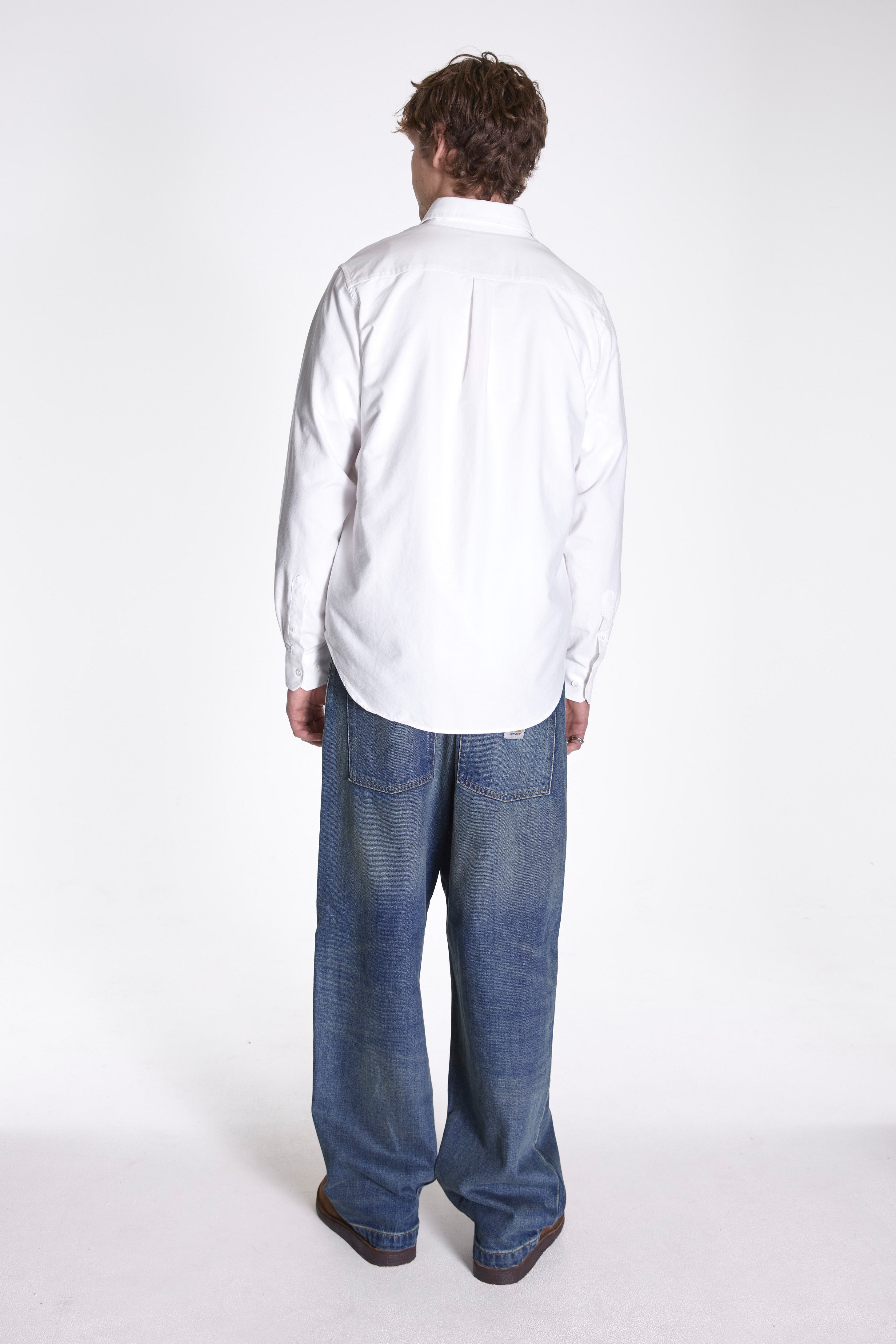 Norse Standard Oxford BD Shirt White