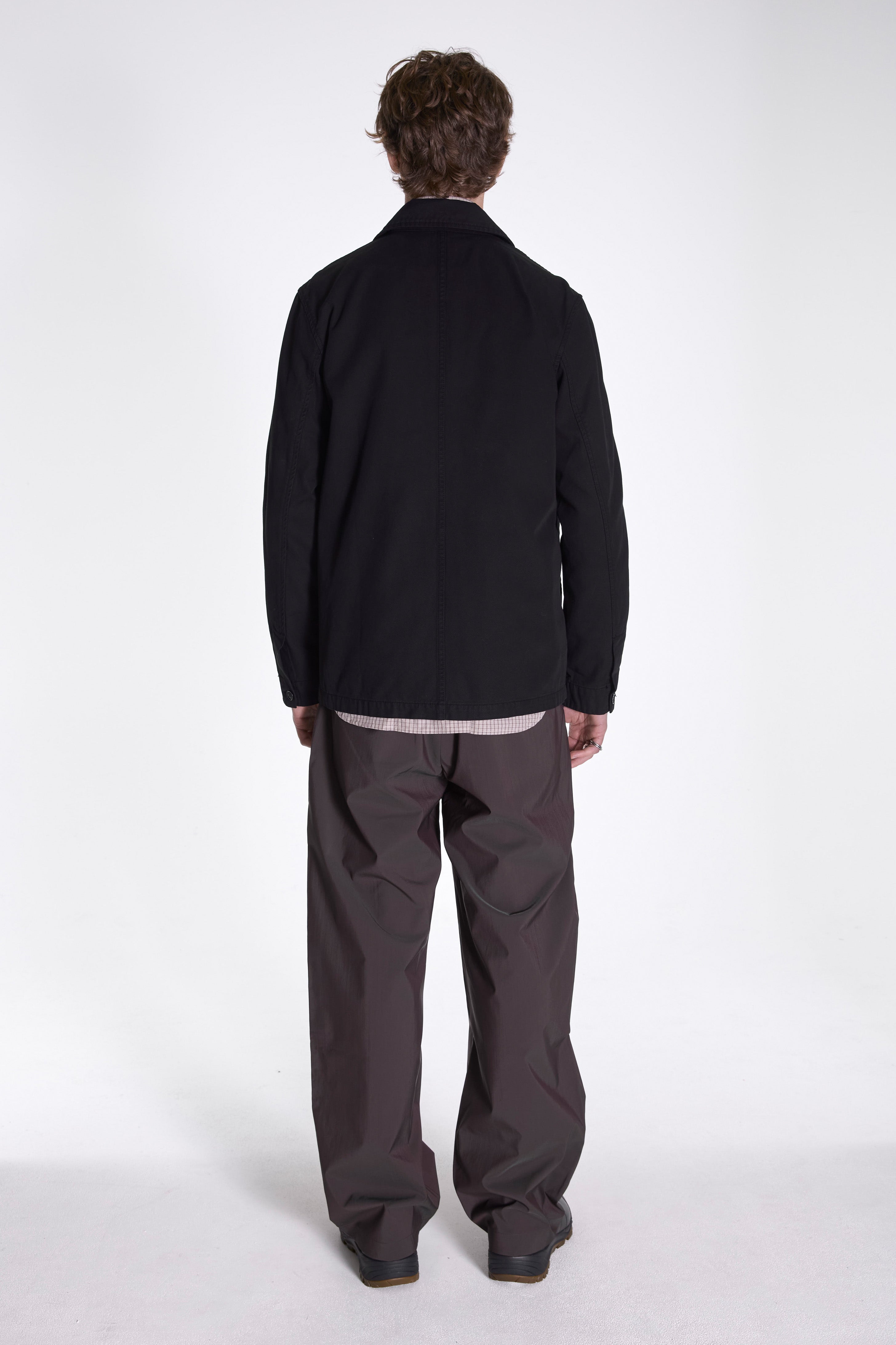 Norse Standard Twill Overshirt Black
