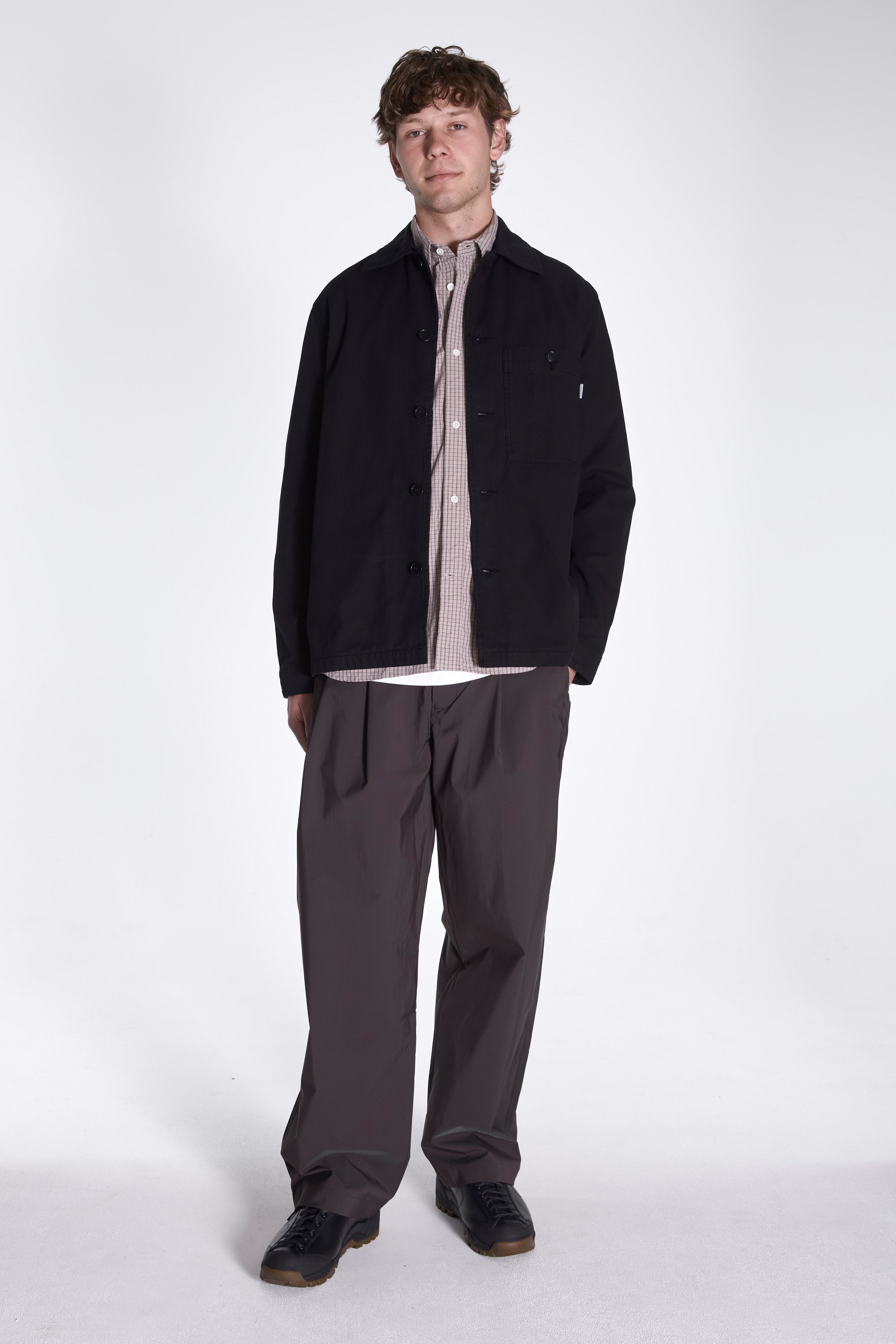 Norse Standard Twill Overshirt Black