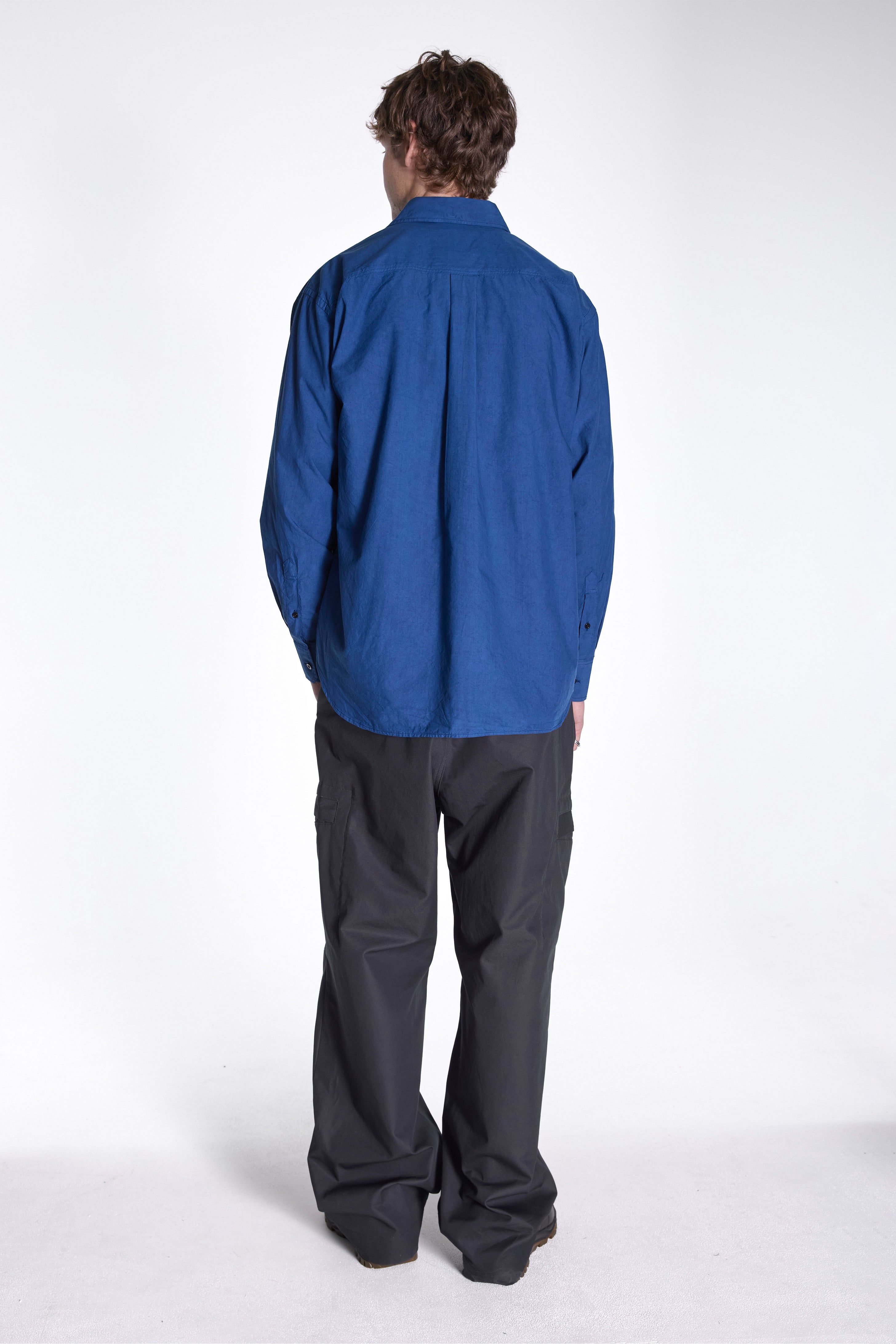 Ole Fatigue Cotton Tencel Shirt Estate Blue