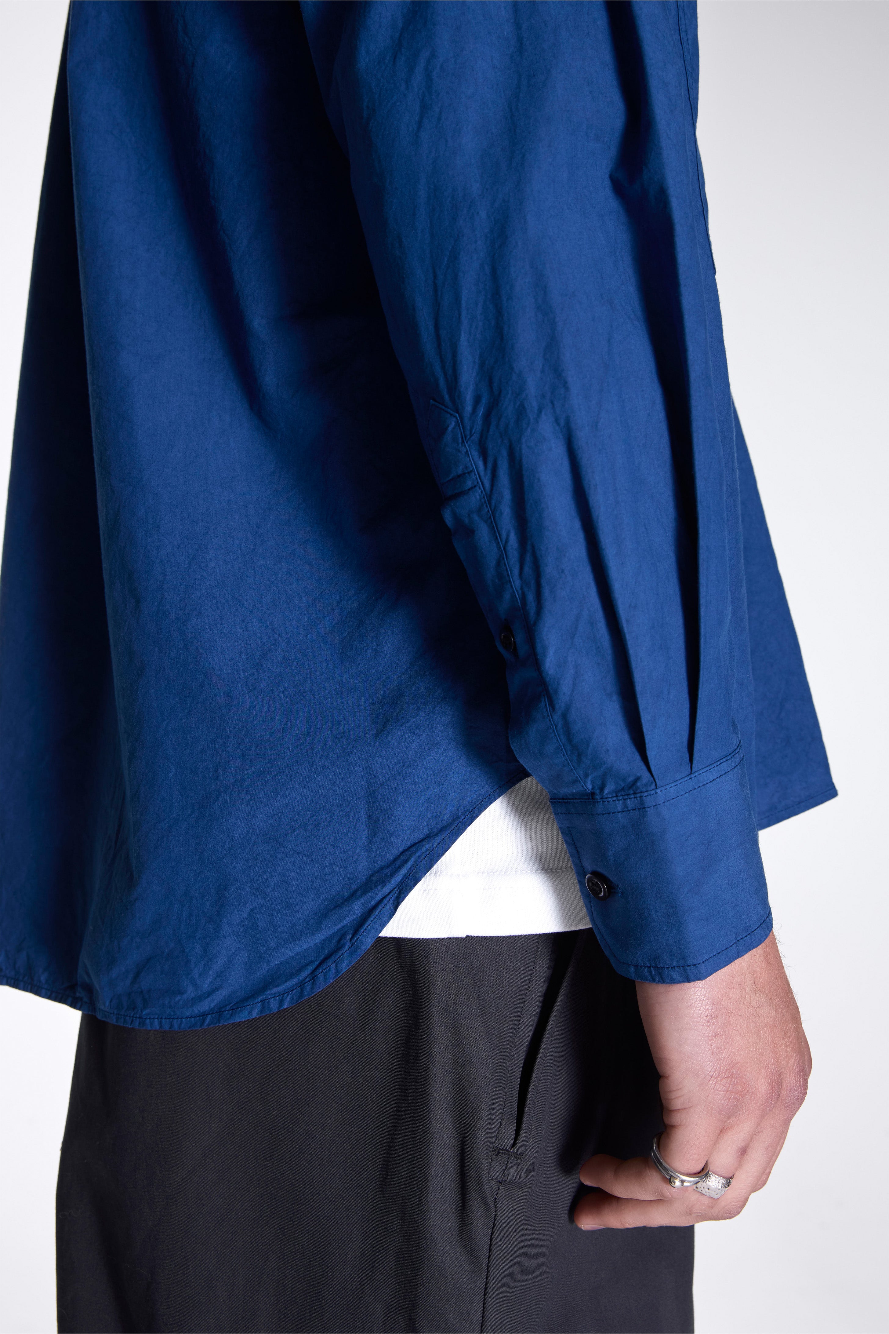 Ole Fatigue Cotton Tencel Shirt Estate Blue