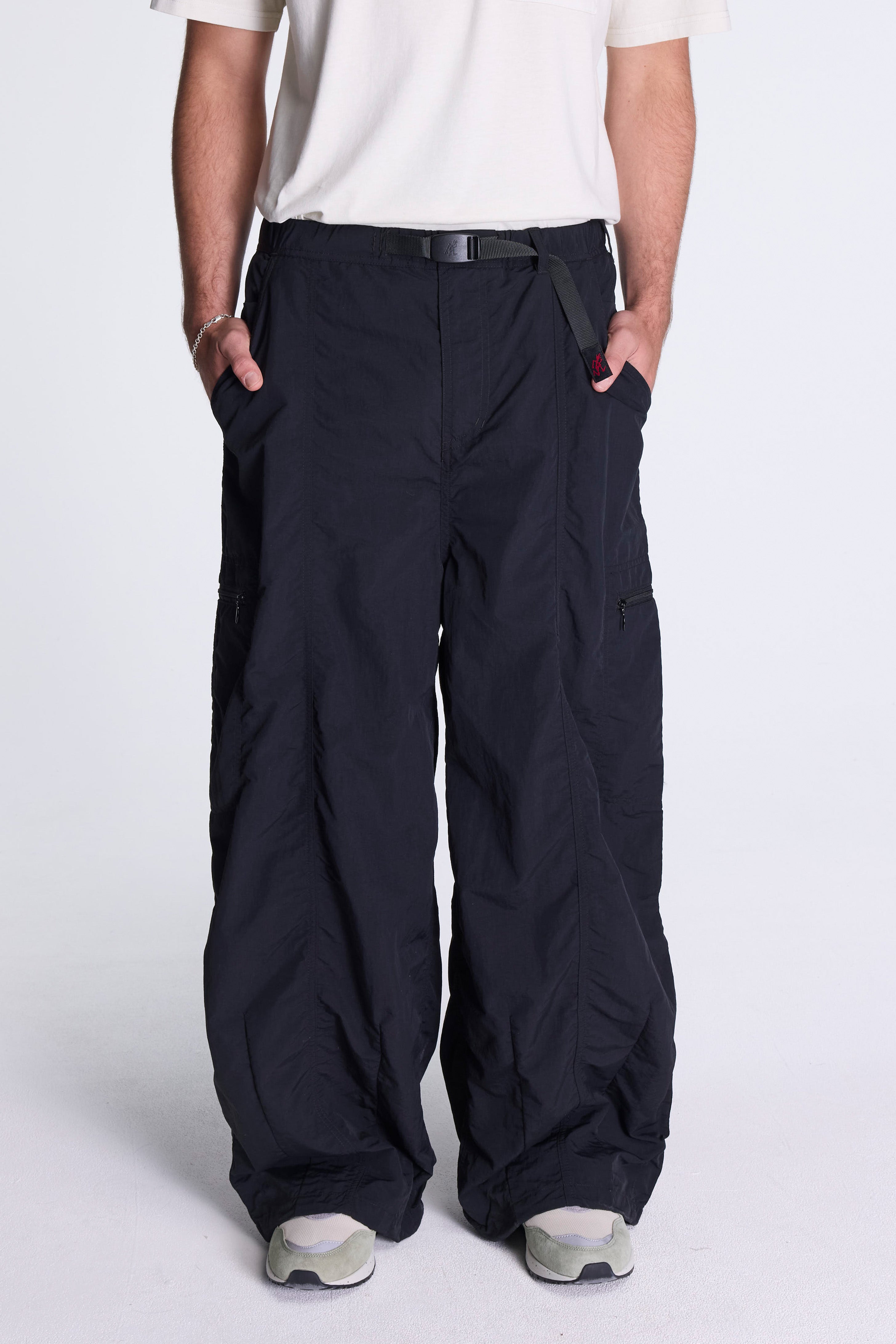 Nylon Balloon Pant Black