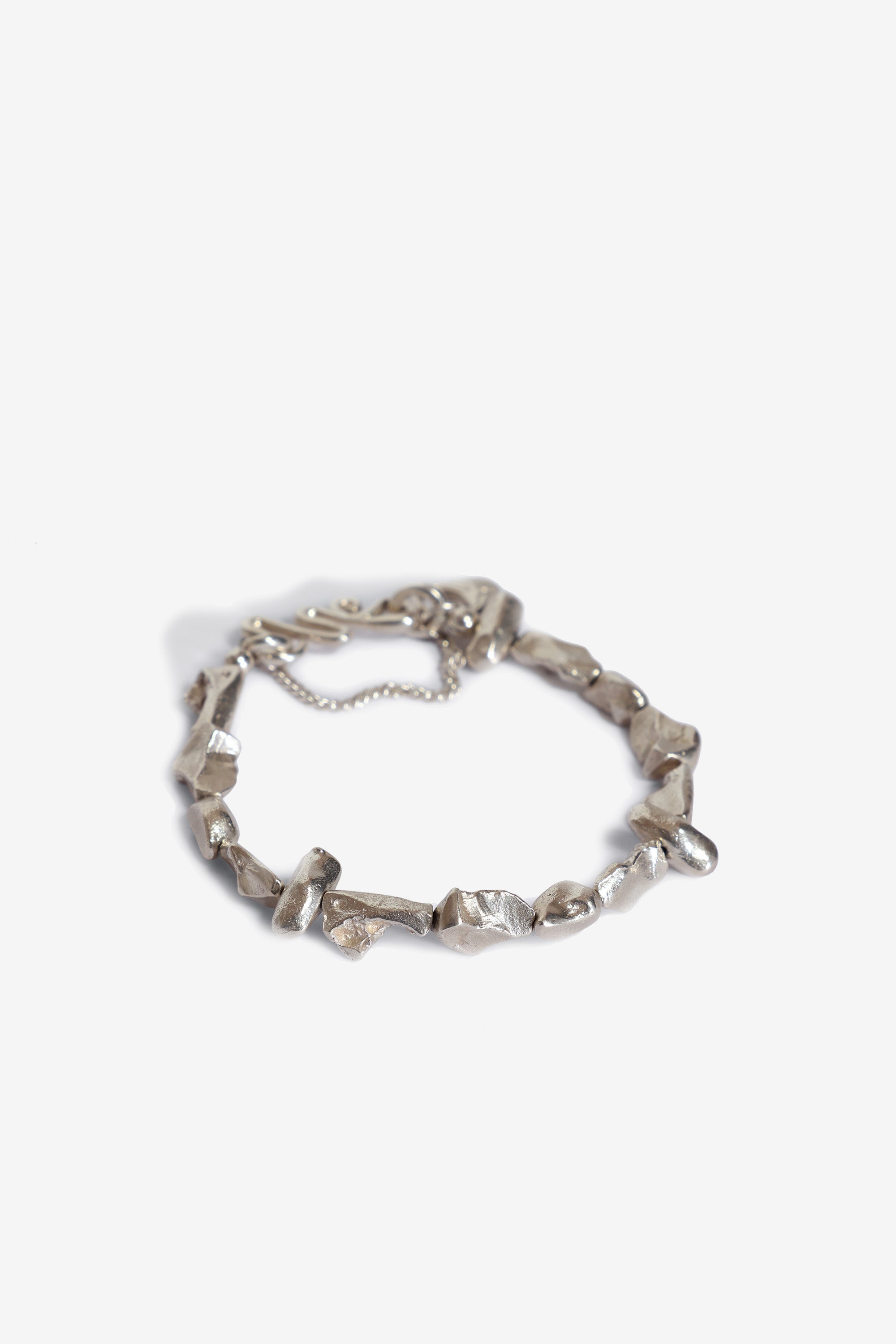 Rock Chain Bracelet Silver