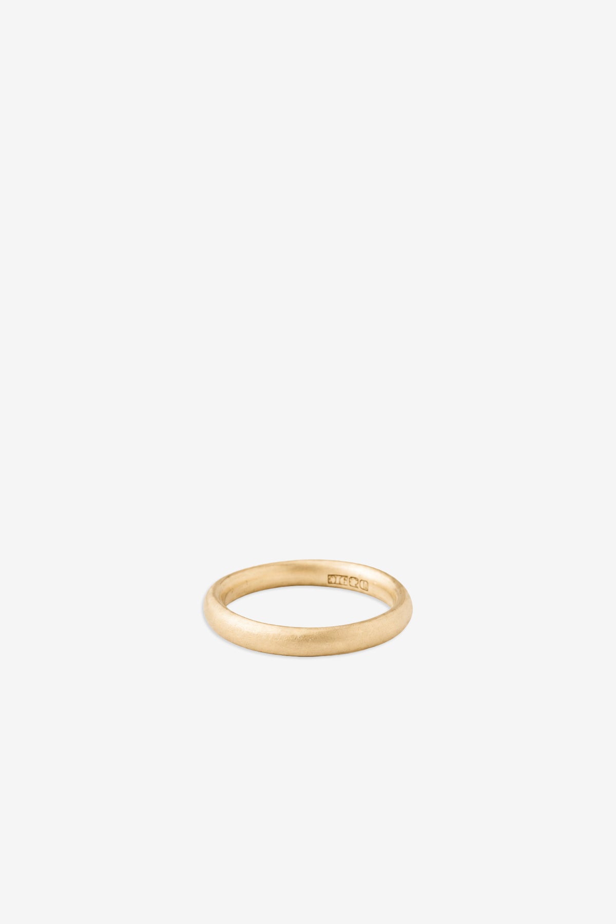 Rounded Stacker Band 9Ct Gold 9Ct Solid Gold