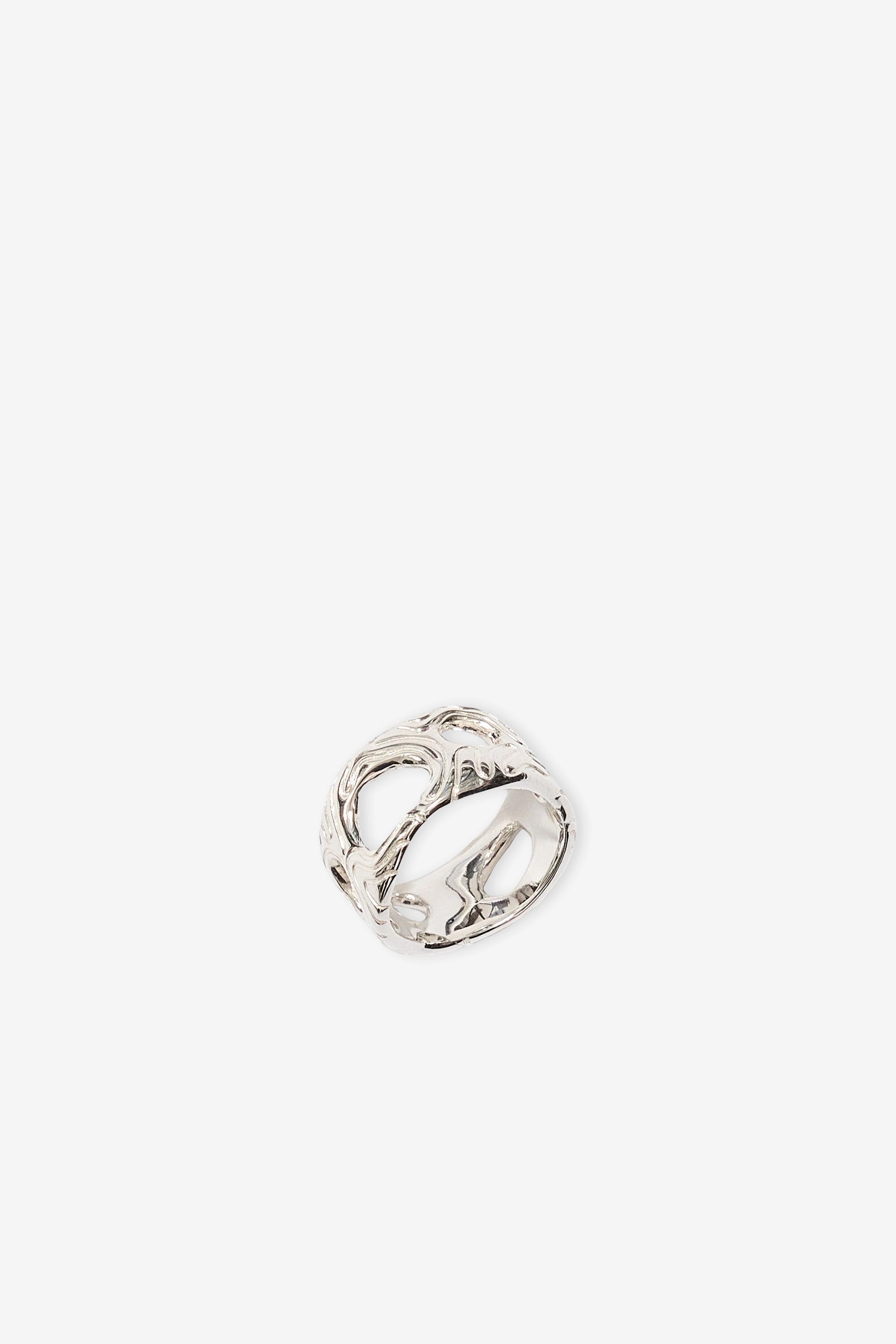 Tafoni Globe Ring Silver