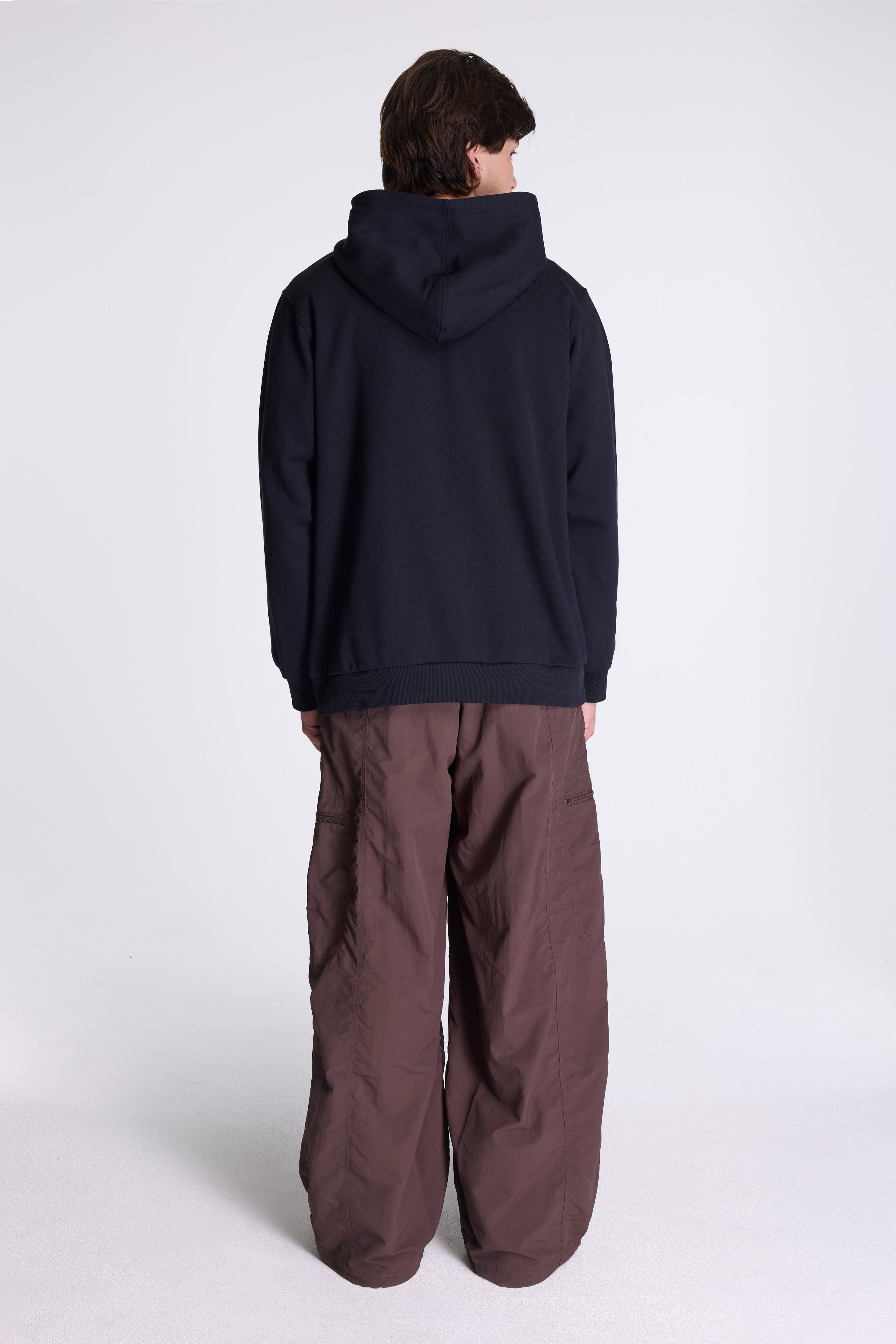 One Point Hooded Sweatshirt Dark Navy