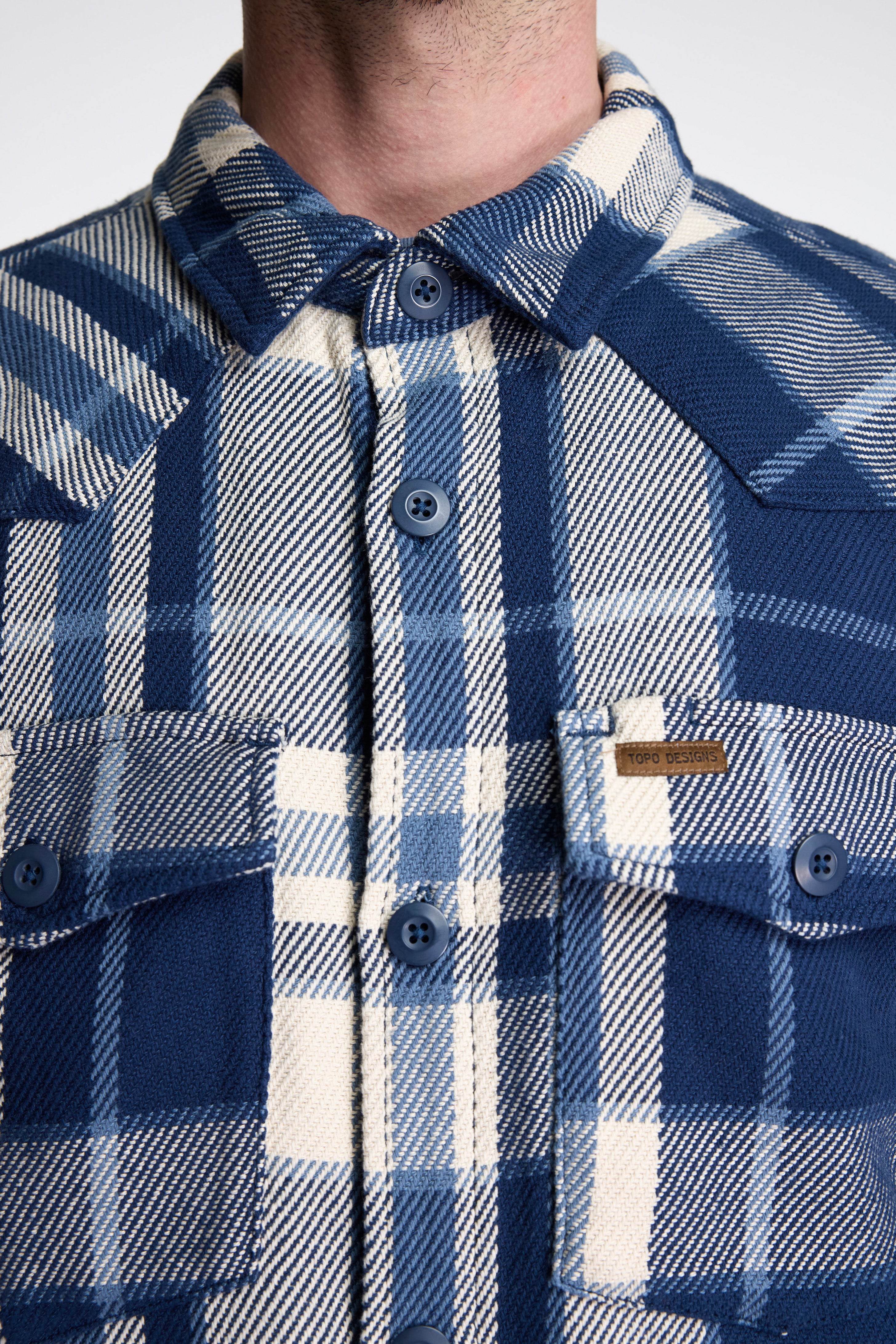 Onlooker Twill Shirt Jacket Mens Midnight Multi