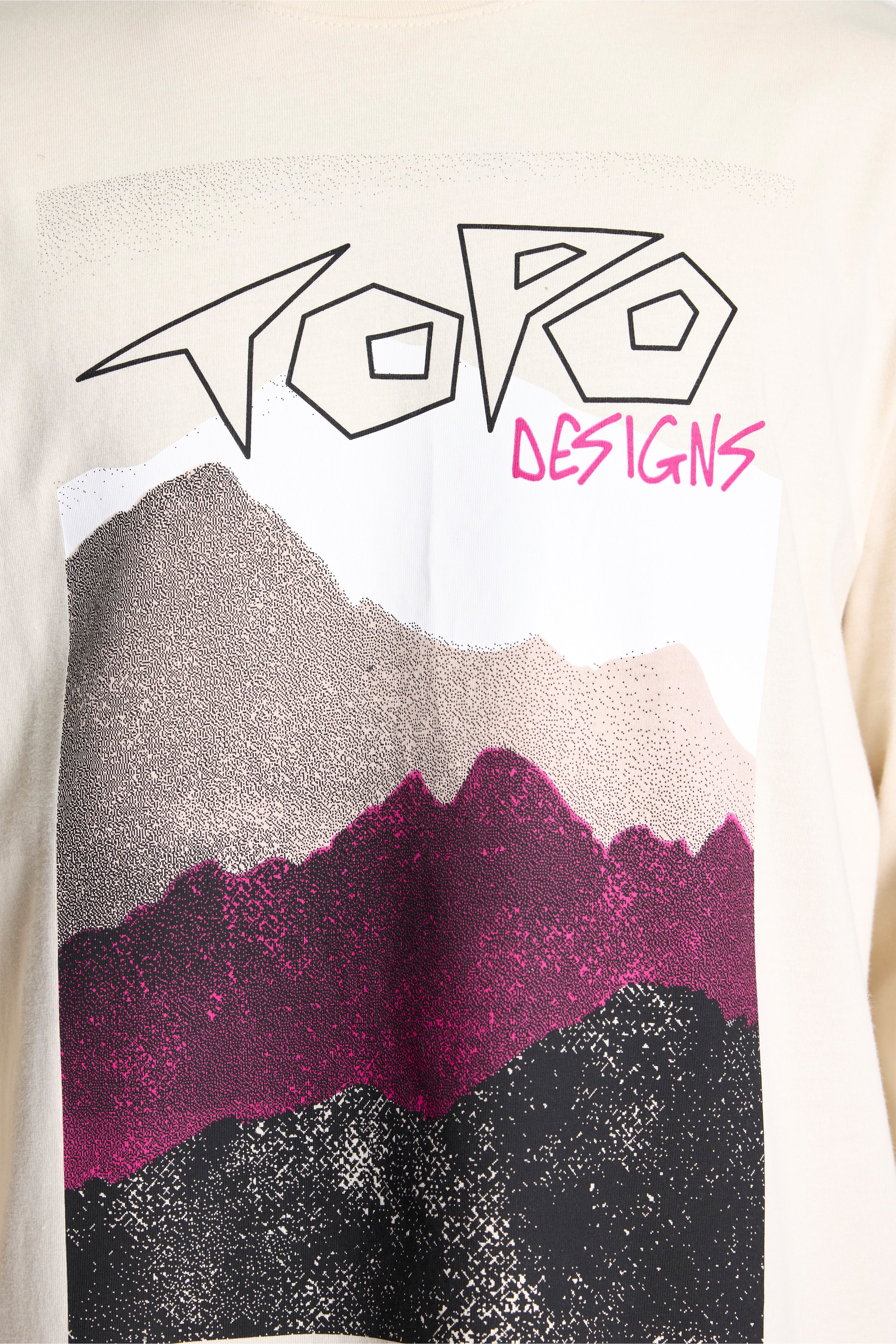 Outlook Tee L/S Mens Bone White