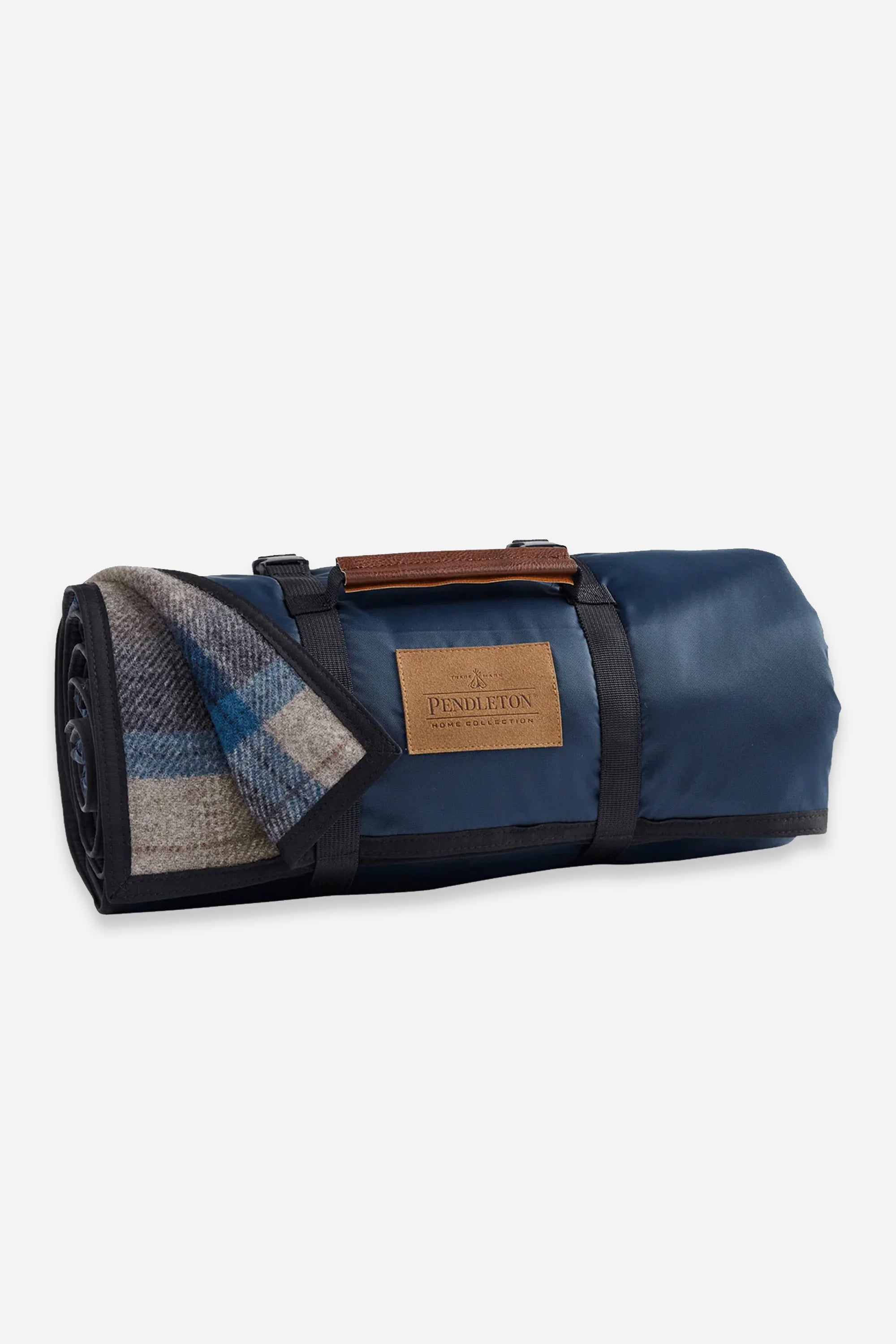 Nylon Backed Roll Up Blanket Haystack Plaid
